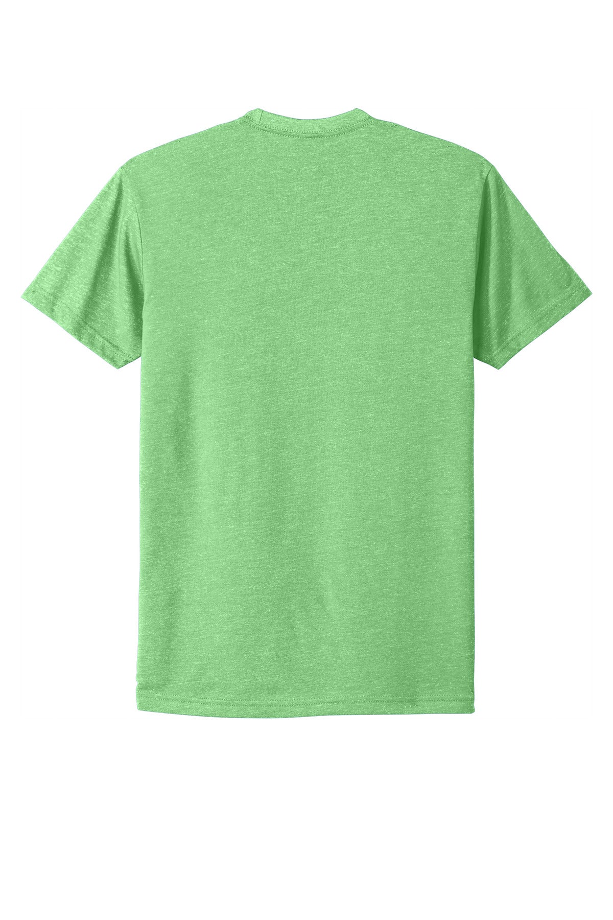 Rear View of AppleGreen Next Level Apparel Adult CVC Tee. NL6210