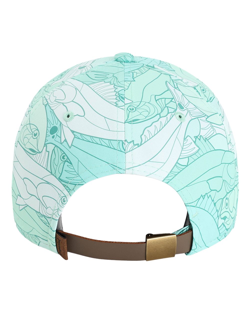 Rear View of Aqua The Golden Hour Cap - DNA014