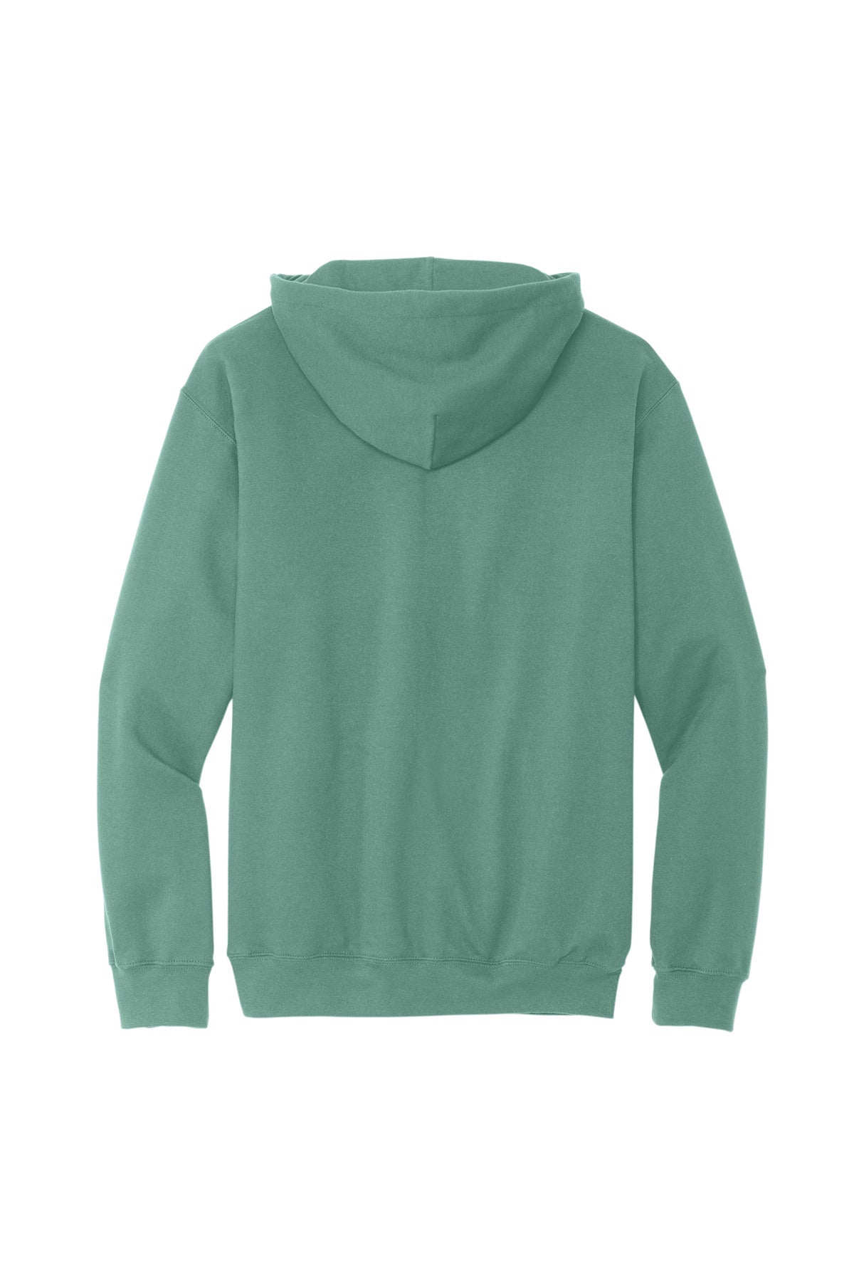 Rear View of Aquatic Gildan Softstyle Midweight Pullover Hooded Sweatshirt SF500