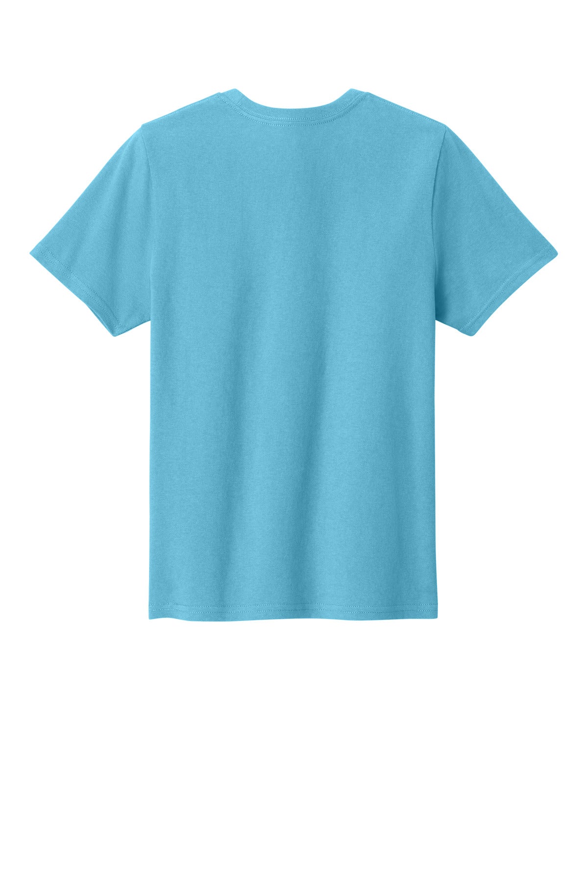 Rear View of AquaticBl Port & Co Youth Easy Cotton Tee PC43Y