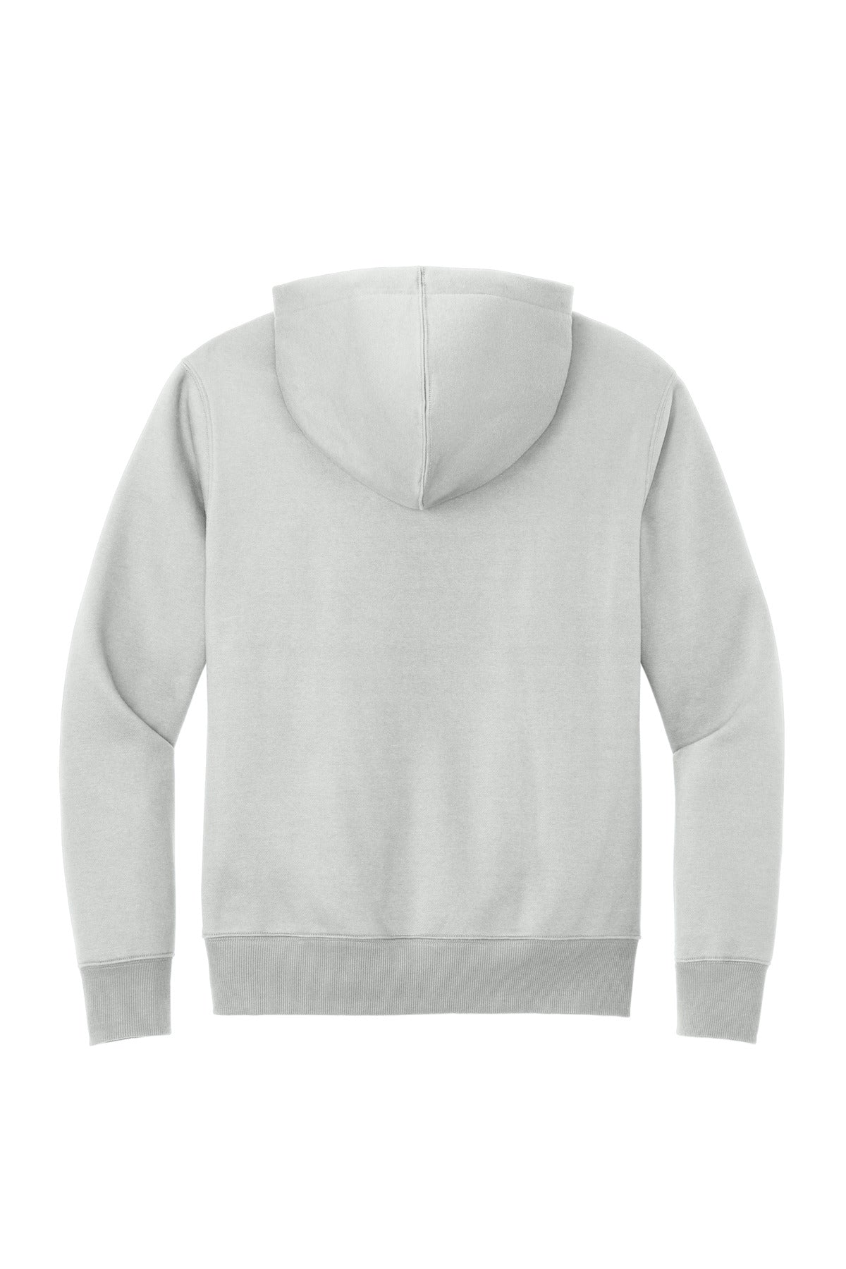 Rear View of Ash District Perfect Weight Fleece Hoodie DT1101