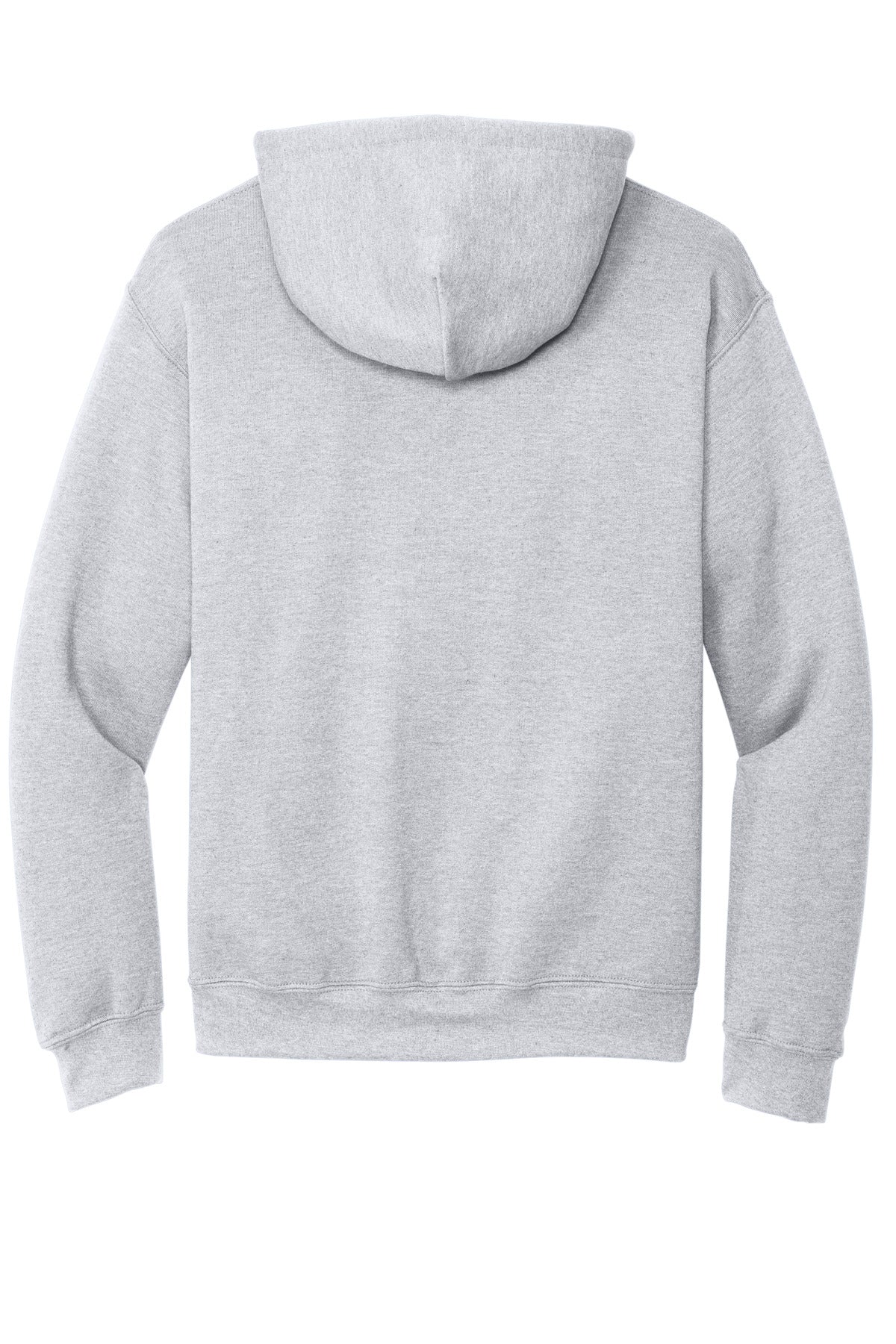 Rear View of Ash Gildan - Heavy Blend Hooded Sweatshirt. 18500