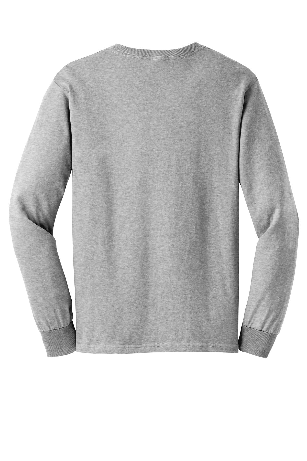 Rear View of Ash Gildan - Ultra Cotton 100% US Cotton Long Sleeve T-Shirt. G2400