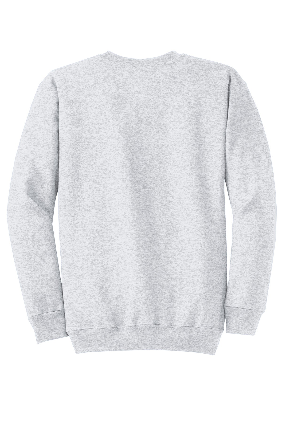 Rear View of Ash Port & Co Core Fleece Crewneck Sweatshirt. PC78