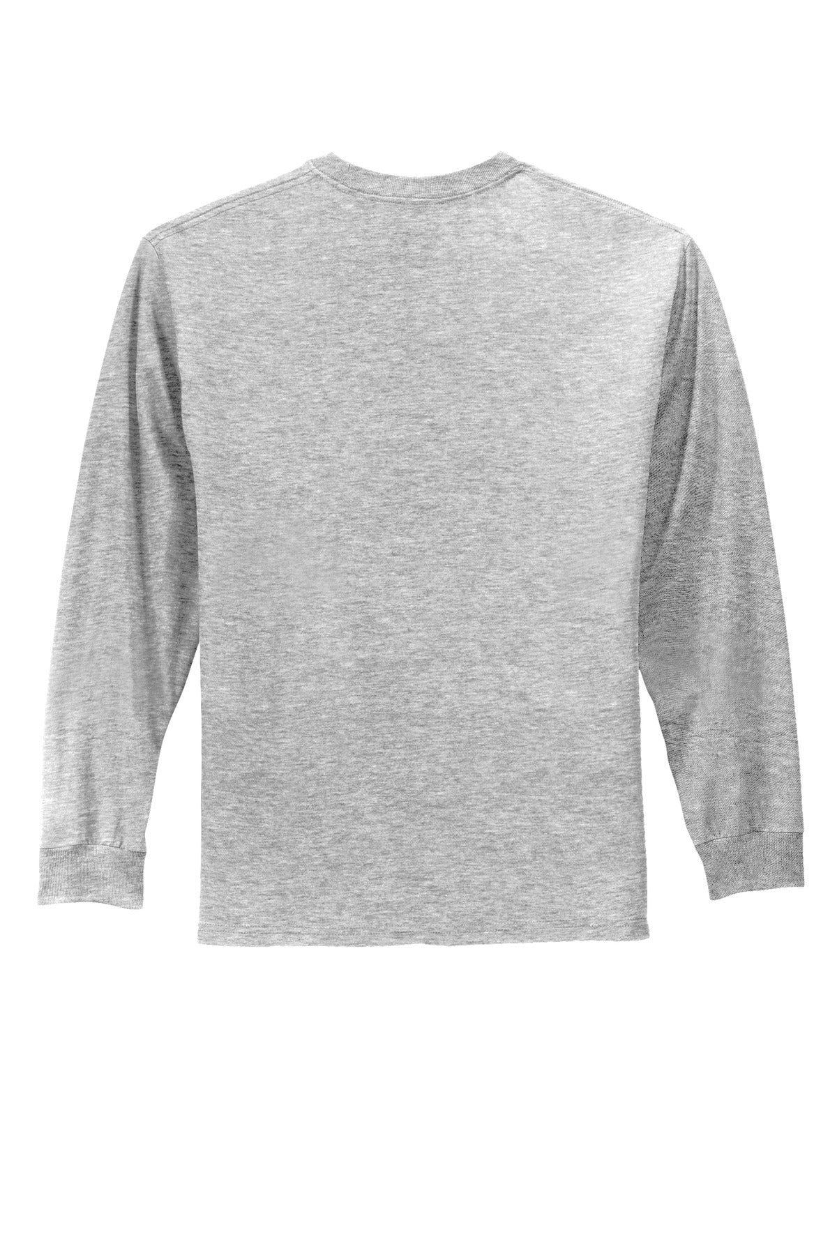 Rear View of Ash Port & Co Long Sleeve Essential Tee. PC61LS