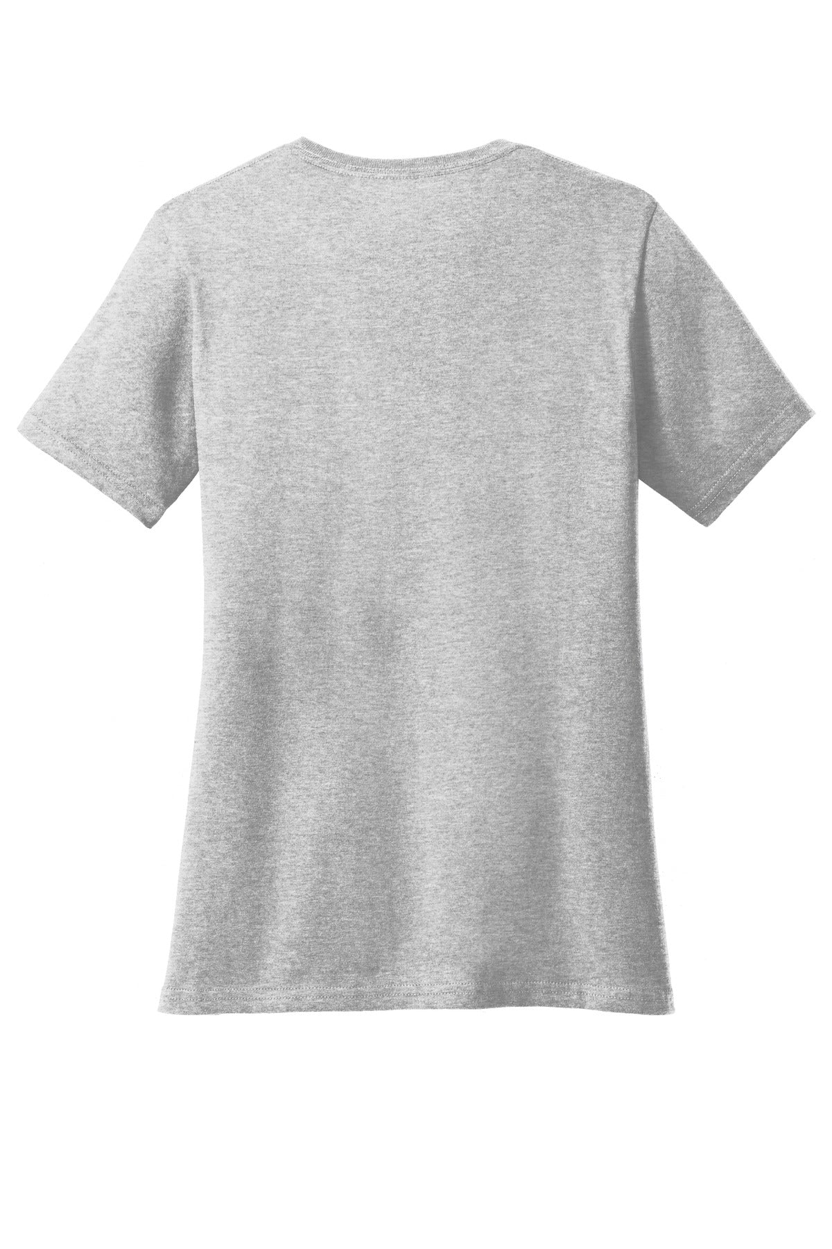 Rear View of Ash Port & Co Women's Core Cotton V-Neck Tee. LPC54V