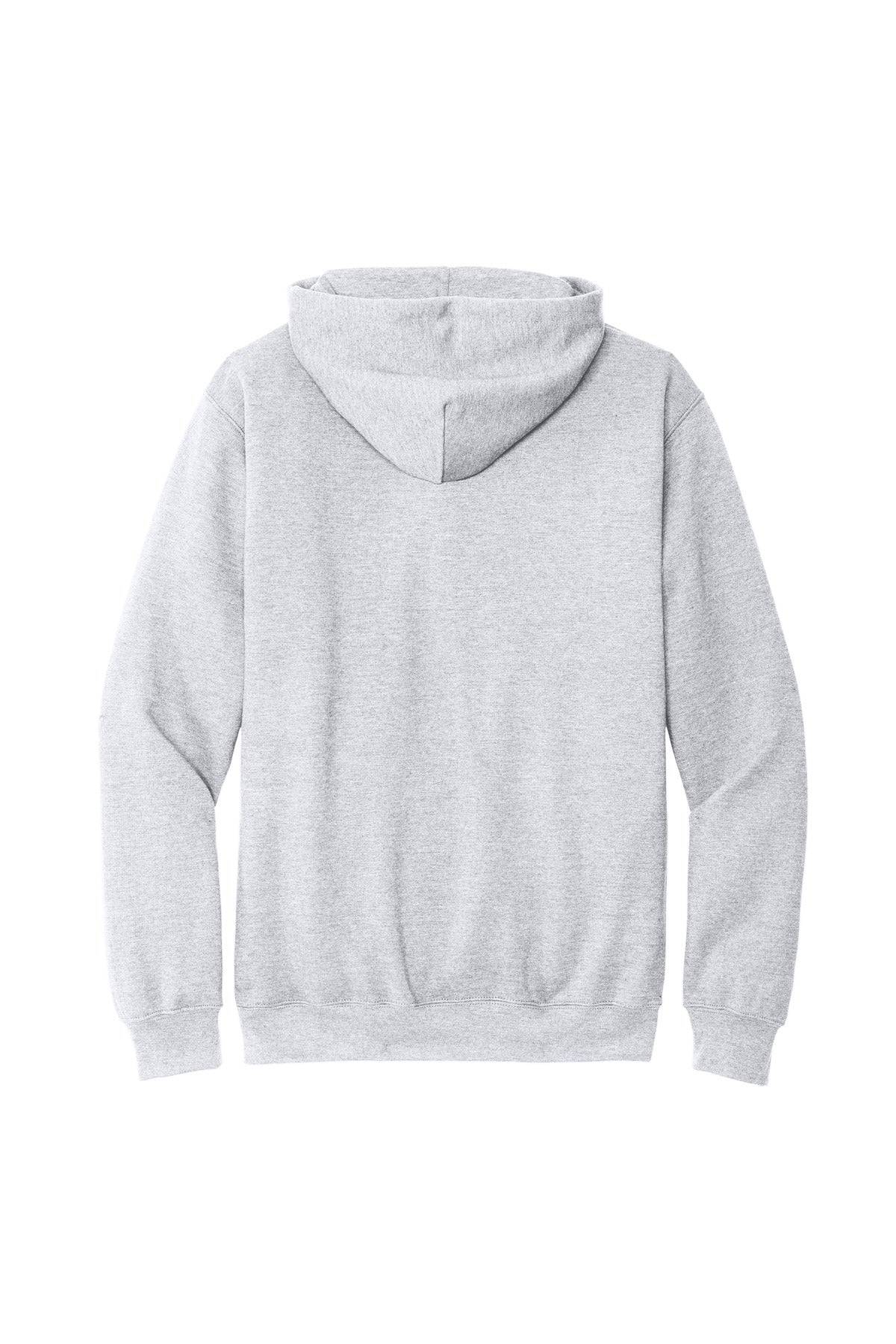 Rear View of AshGrey Gildan Softstyle Midweight Pullover Hooded Sweatshirt SF500