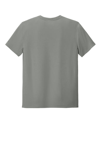 Rear View of AsphaltGry Carhartt Force Sun Defender Short Sleeve T-Shirt CT106868