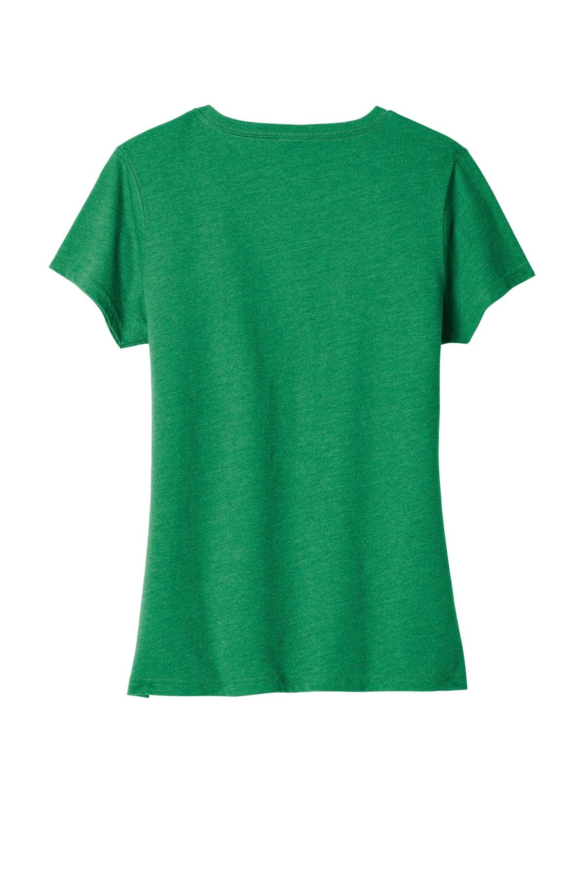 Rear View of Ath Kelly Gn H Port & Co Women's Fan Favorite Blend V-Neck Tee. LPC455V