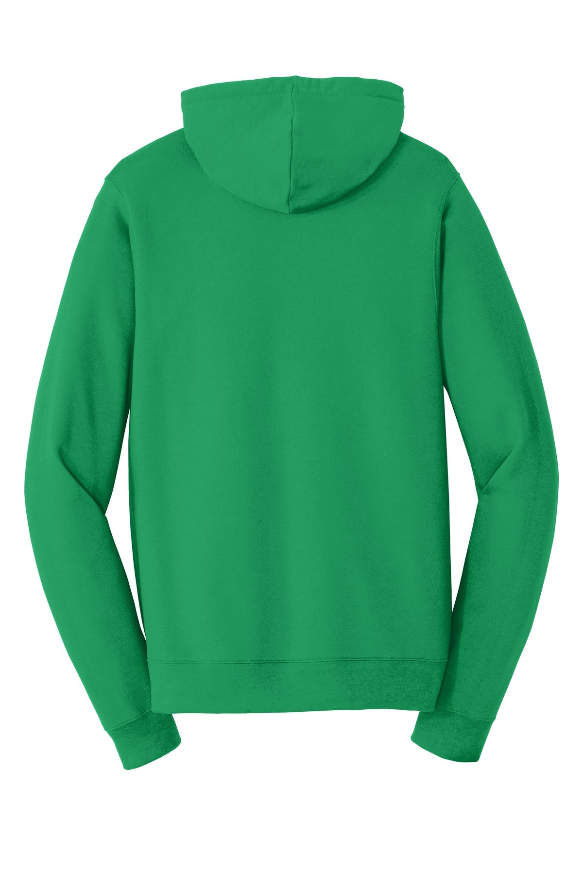 Rear View of Athl Kelly Port & Co Fan Favorite Fleece Pullover Hooded Sweatshirt. PC850H