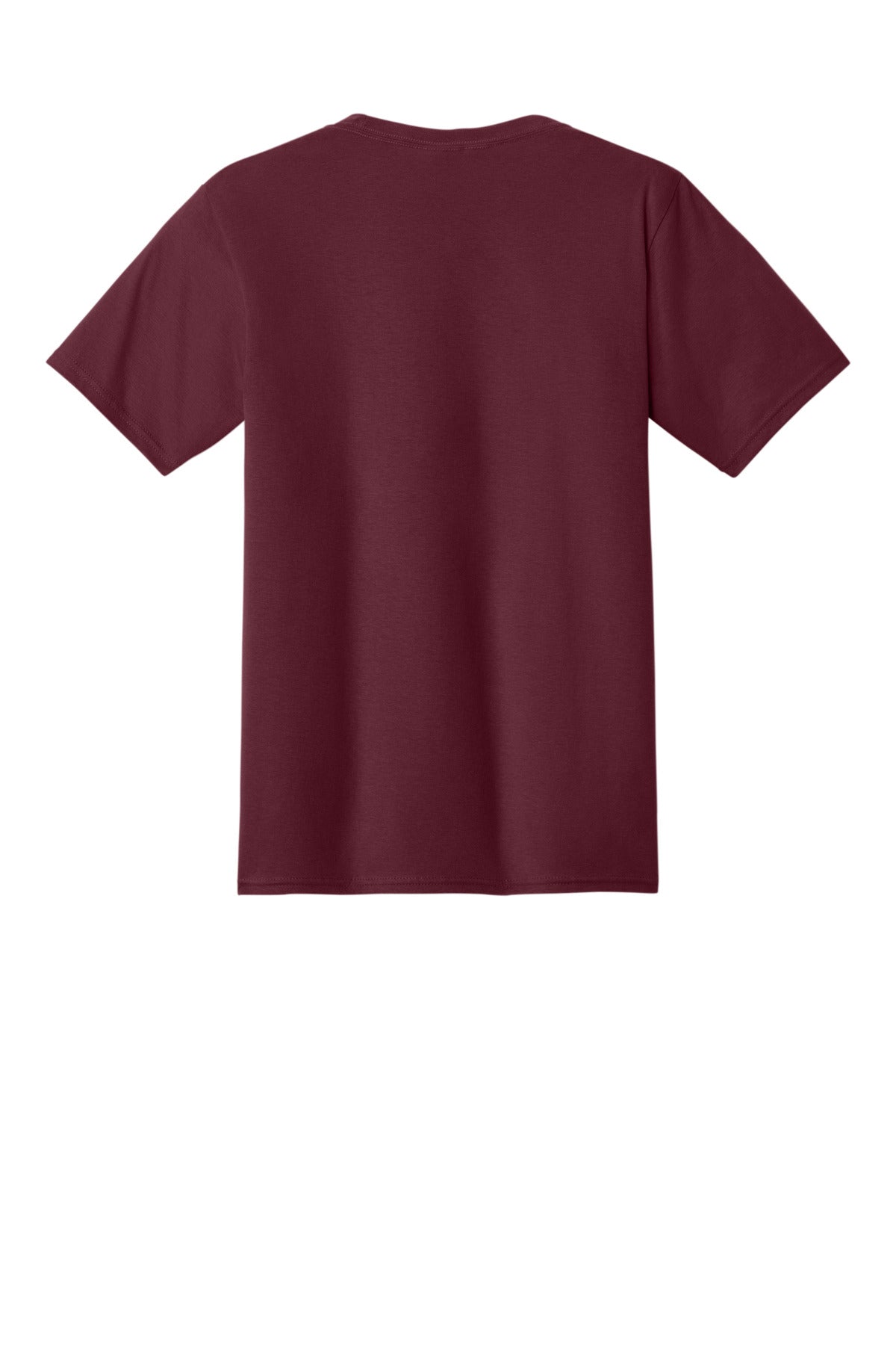 Rear View of Athletic Mar Port & Co Fan Favorite Tee. PC450