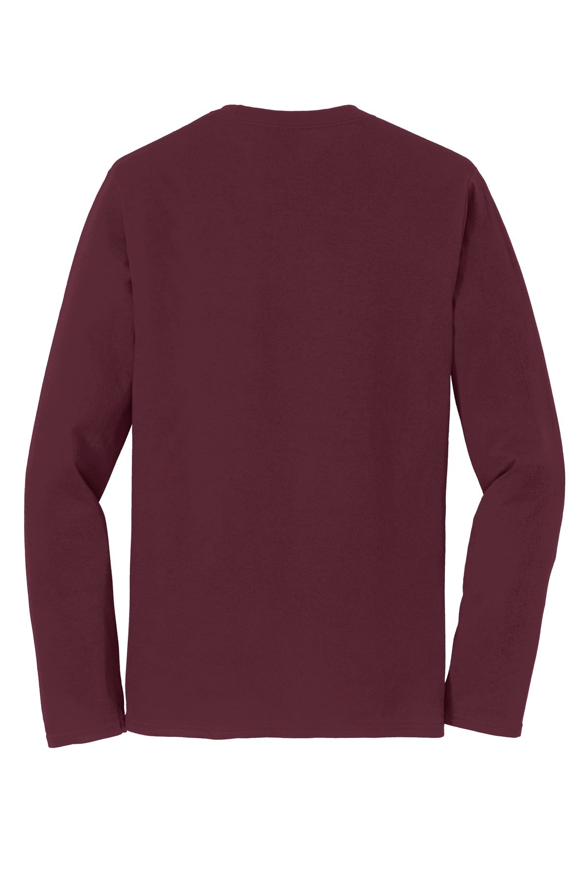 Rear View of Athletic Mar Port & Co Long Sleeve Fan Favorite Tee. PC450LS