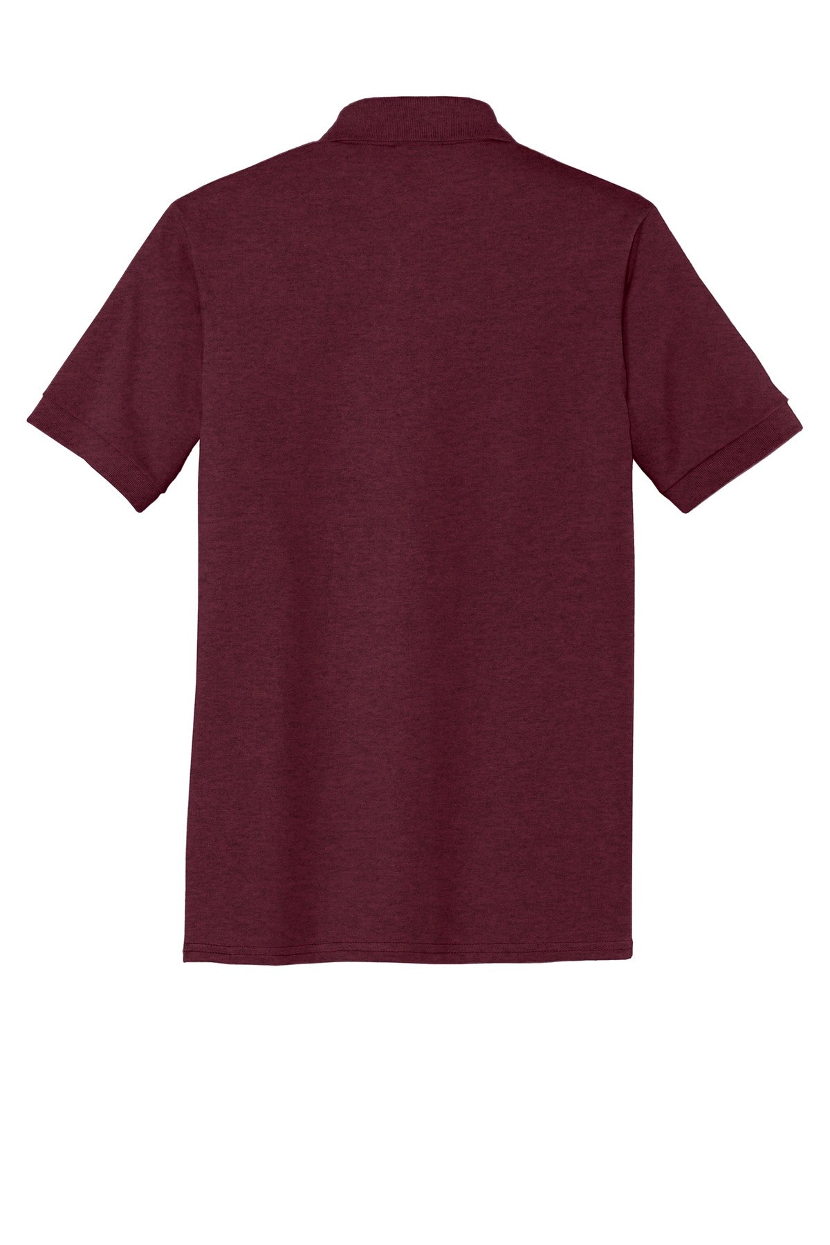 Rear View of Athletic Marn Port & Co Core Blend Jersey Knit Polo. KP55