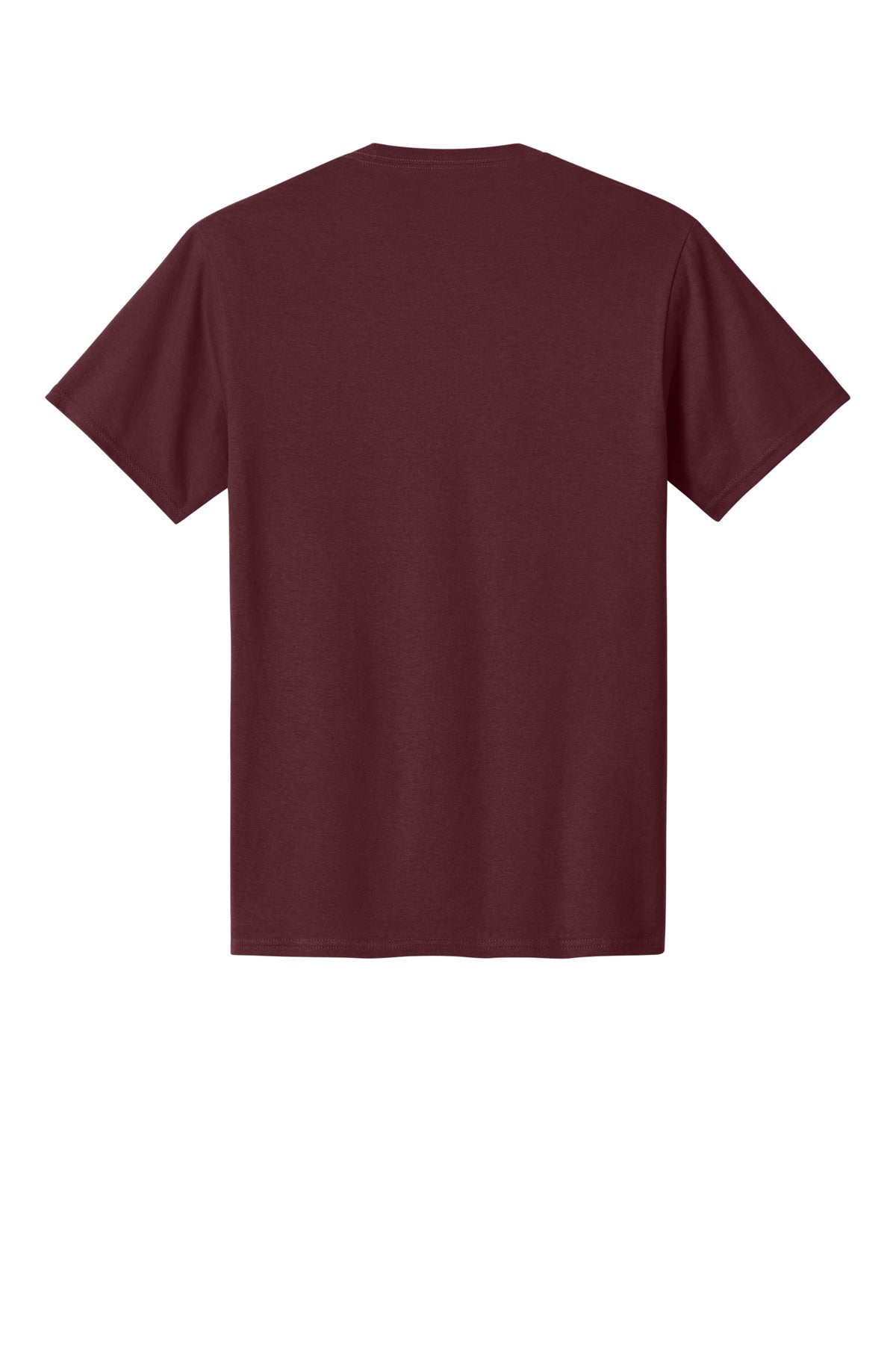 Rear View of Athletic Marn Port & Co Tall Core Cotton Tee PC54T