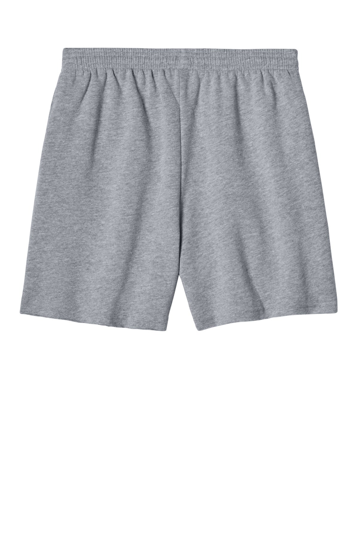 Rear View of AthlHthr BELLA+CANVAS Women's Cutoff Sweatshort BC3787