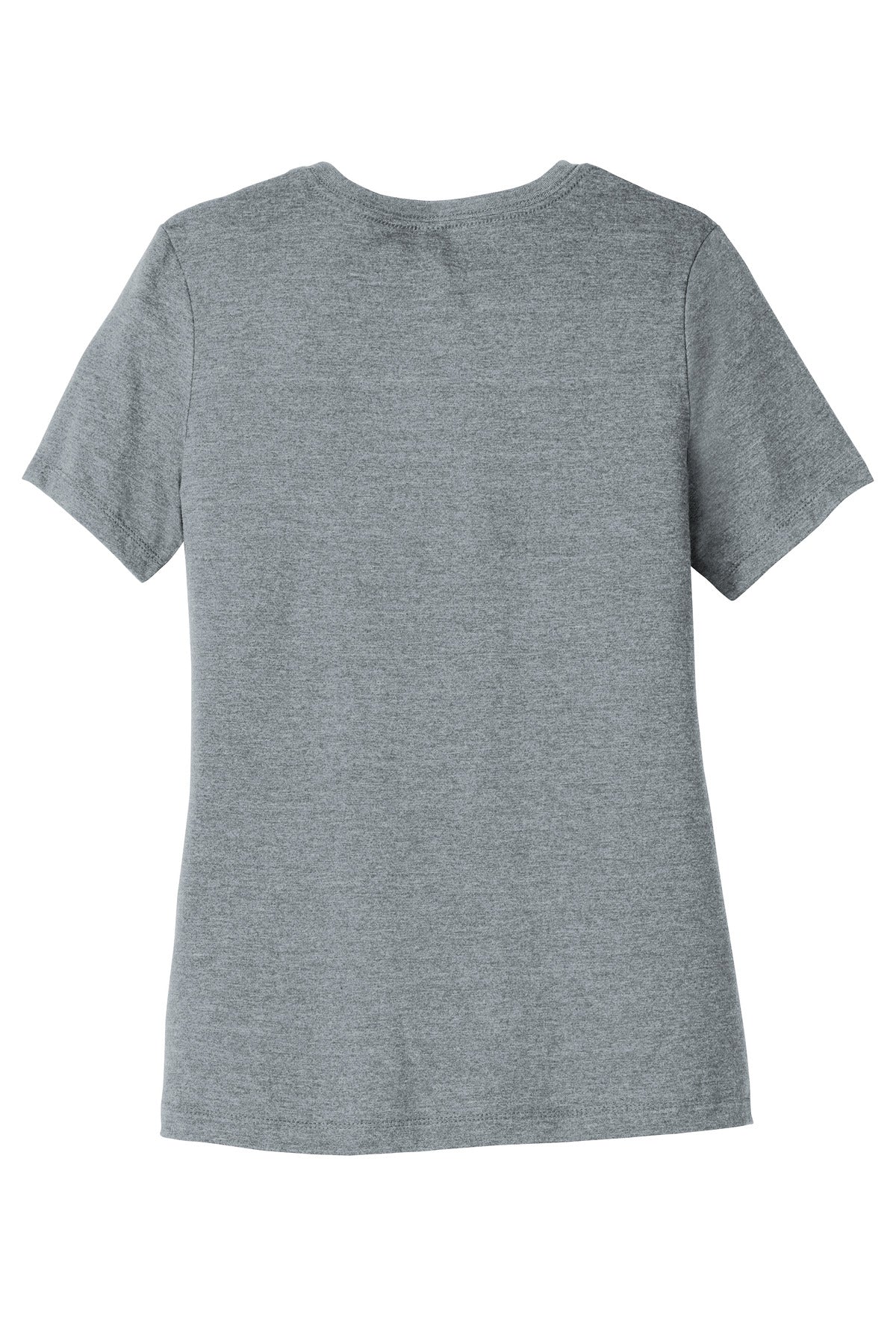 Rear View of AthlHthr BELLA+CANVAS Women's Relaxed CVC Tee BC6400CVC