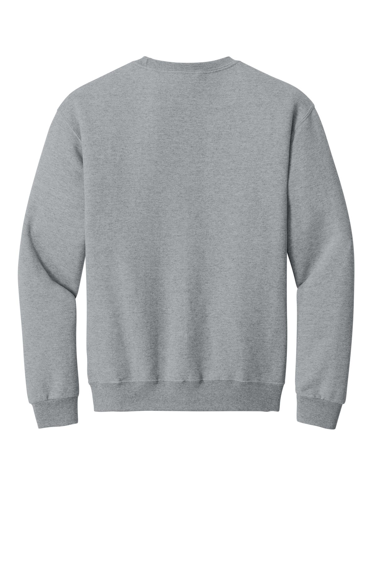 Rear View of AthlHthr Jerzees - NuBlend Crewneck Sweatshirt. 562M