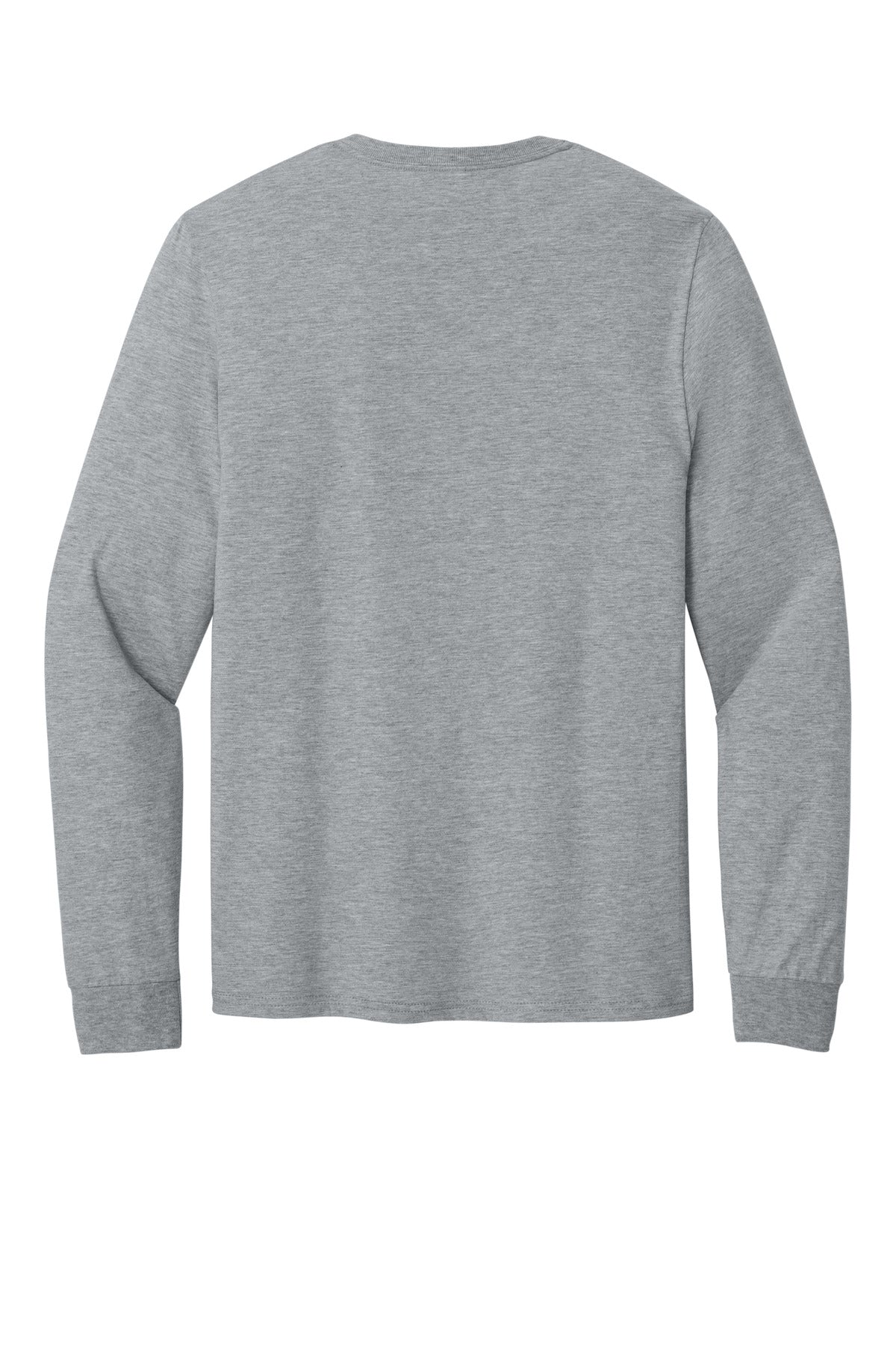 Rear View of AthlHthr Jerzees Ultimate Unisex Ring Spun Long Sleeve T-Shirt IC46L