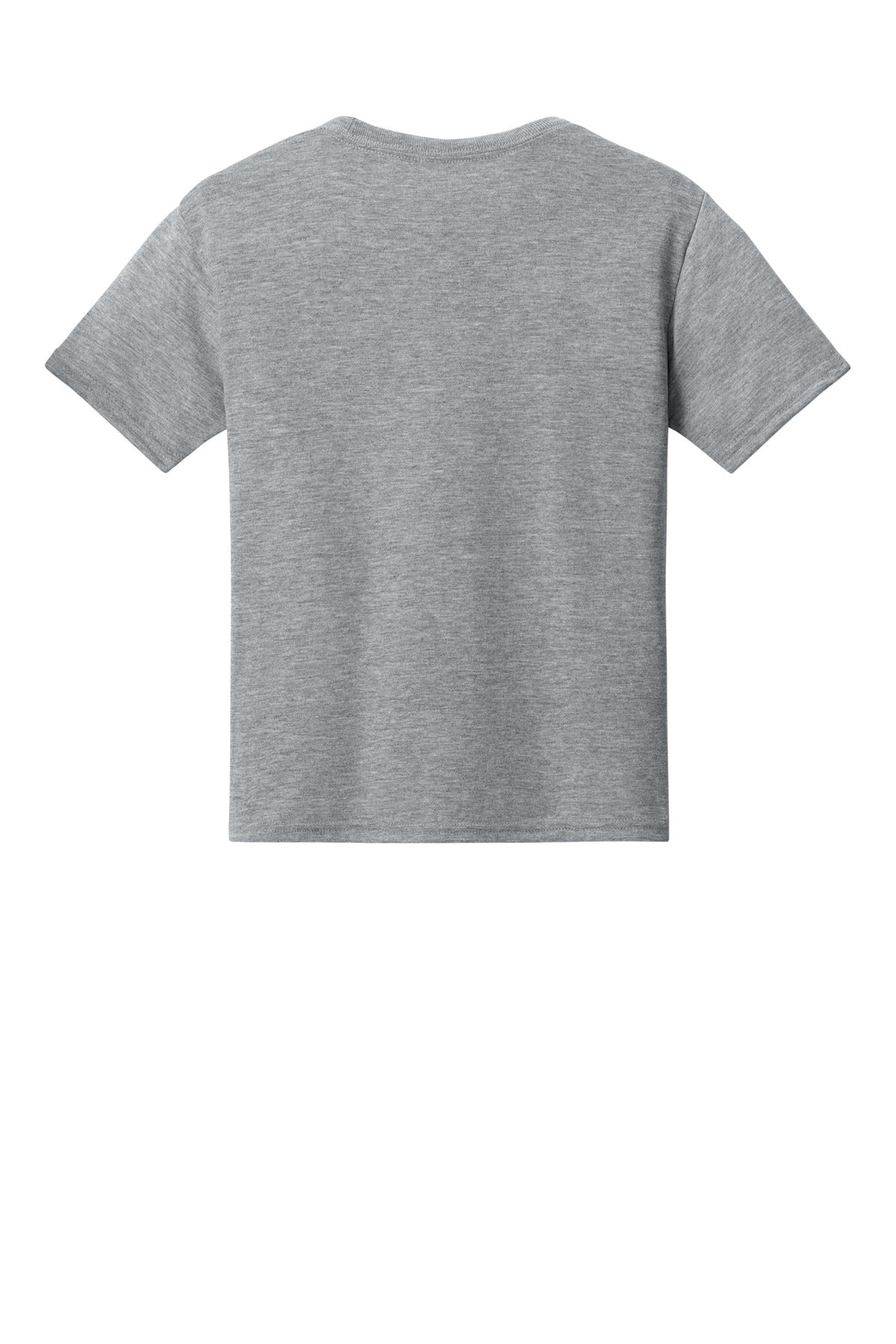 Rear View of AthlHthr Jerzees Youth Dri-Power 100% Polyester Tee 21B