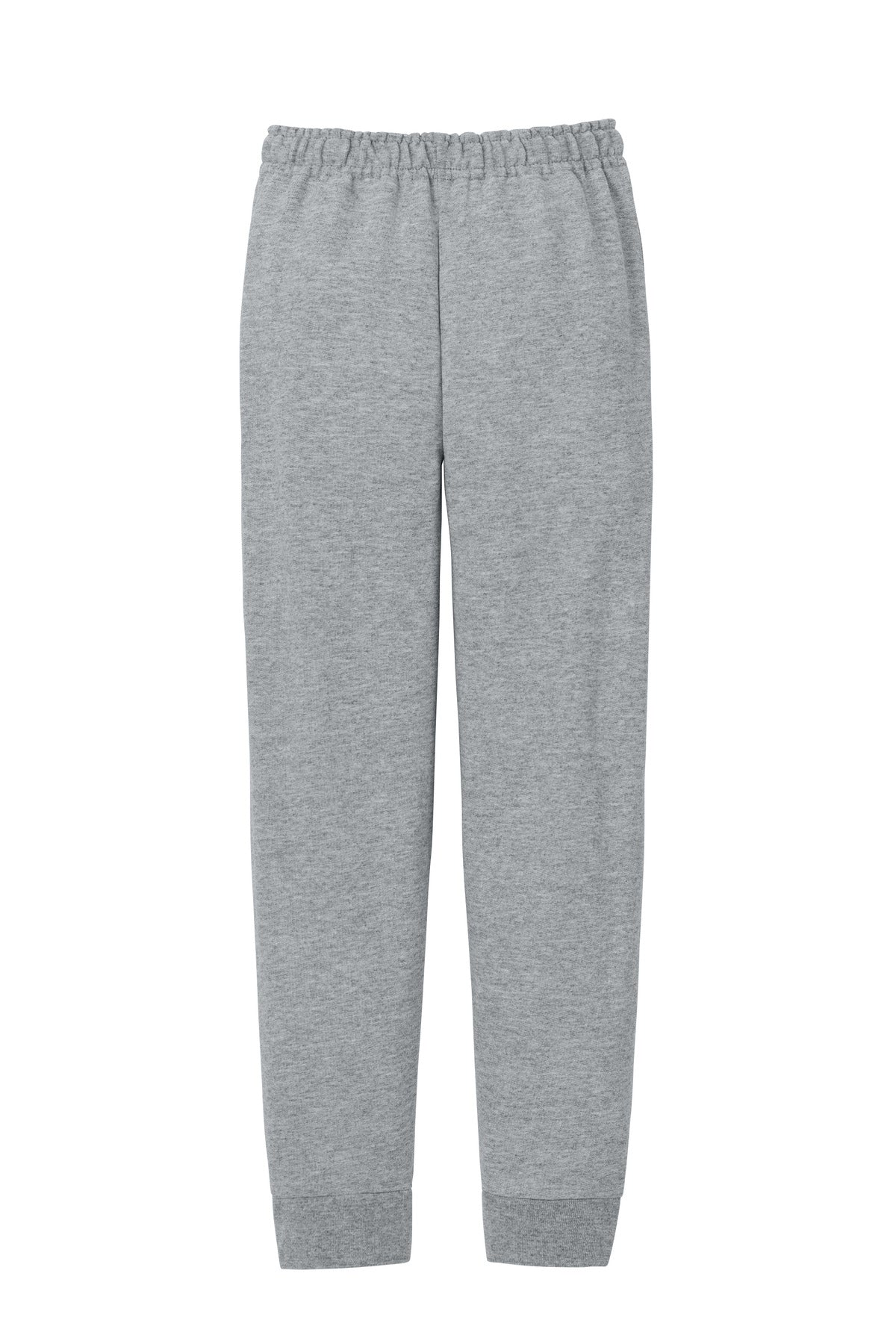 Rear View of AthlHthr Jerzees Youth NuBlend Jogger Sweatpant 975B