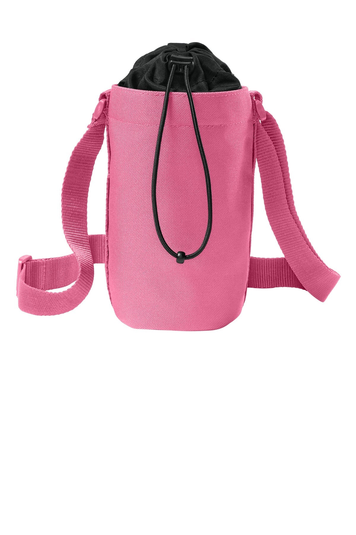 Rear View of AwrnsPink Port Authority Matte Oxford Hydration Crossbody BG941