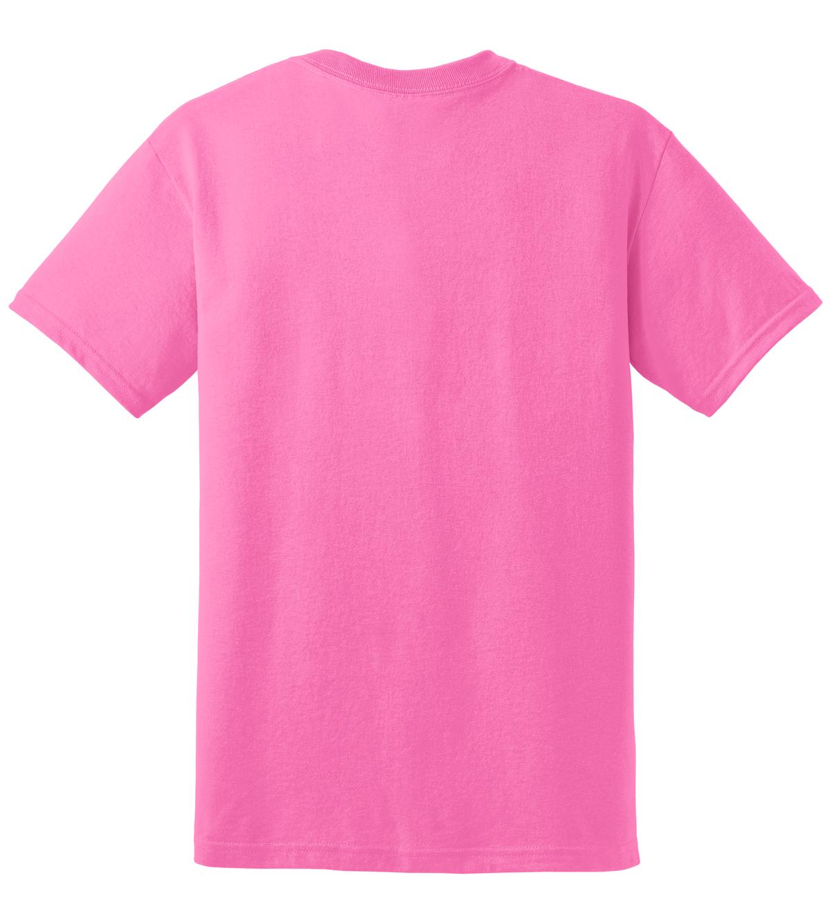 Rear View of AZALEA Gildan DryBlend 50 Cotton/50 Poly T-Shirt. 8000