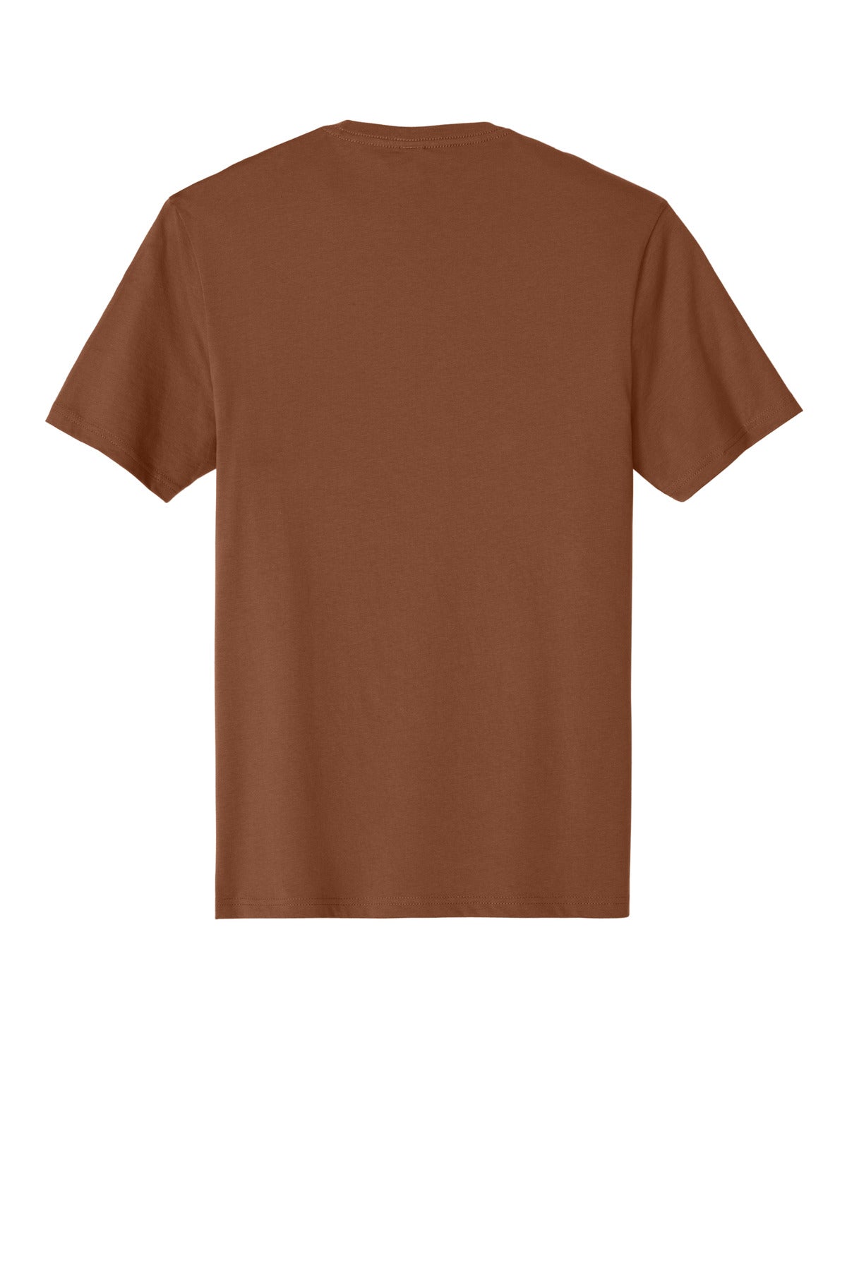 Rear View of BakedClay District Perfect Weight Tee. DT104