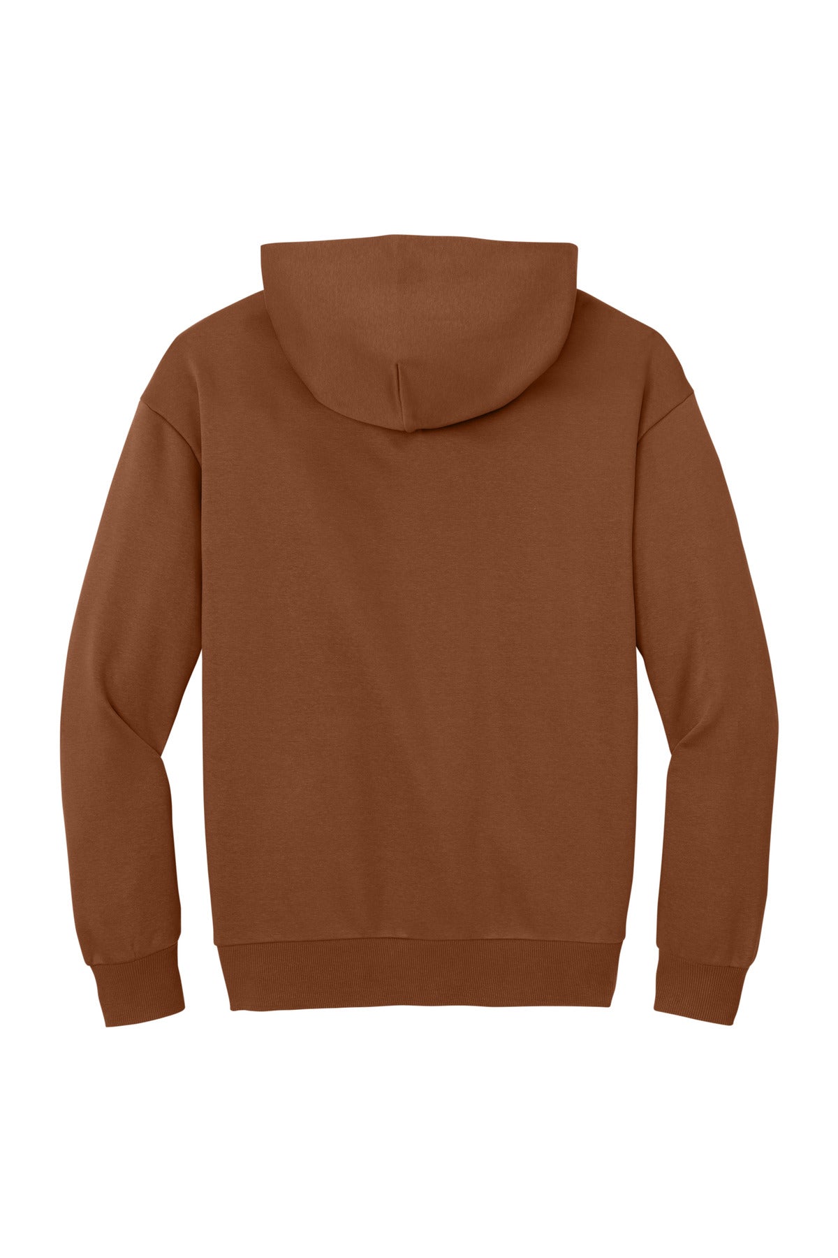 Rear View of BakedClay District V.I.T. Heavyweight Fleece Hoodie DT6150