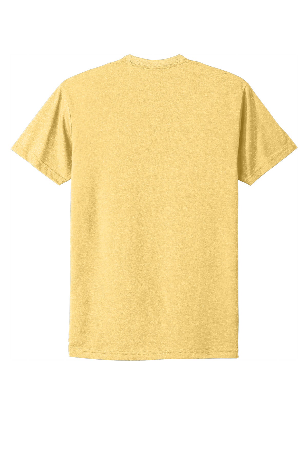 Rear View of BananaCrm Next Level Apparel Adult CVC Tee. NL6210