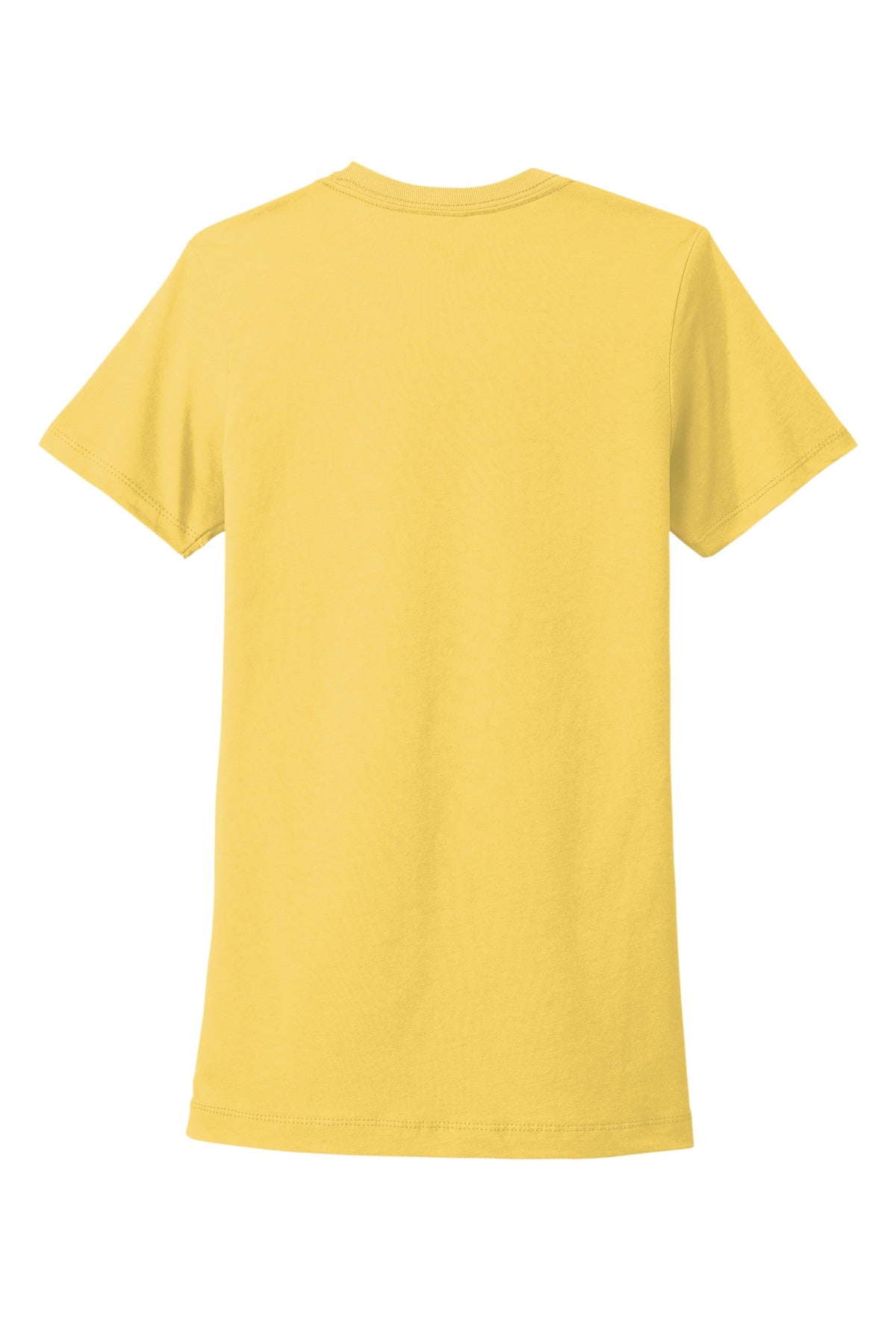 Rear View of BananaCrm Next Level Apparel Women's Cotton Tee. NL3900