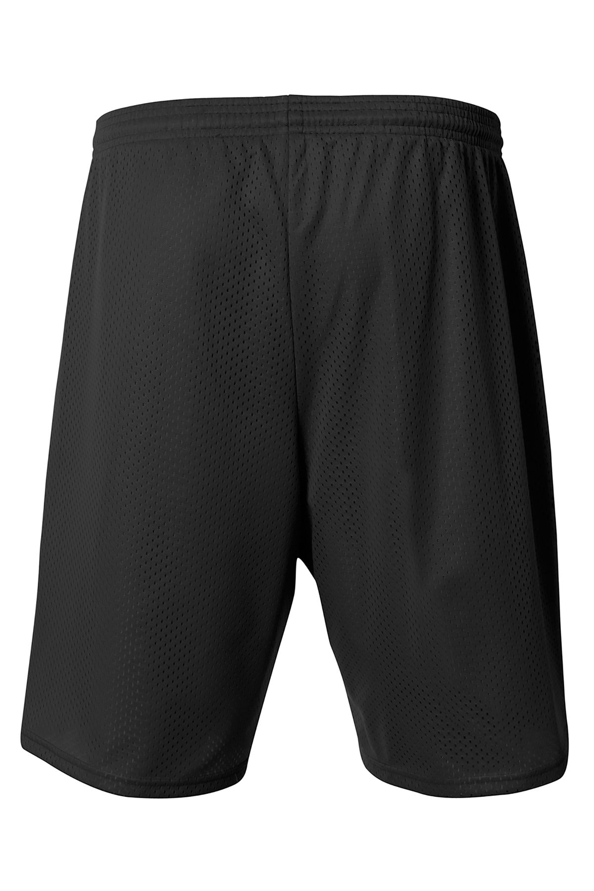 Rear View of Black A4 Youth Sprint 6" Mesh Short A4NB5301