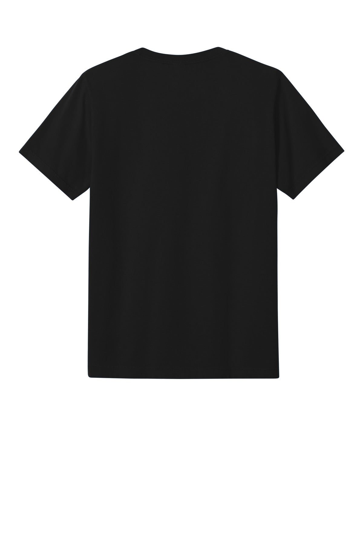 Rear View of Black BELLA+CANVAS Unisex Heavyweight Garment-Dyed Tee BC4810GD