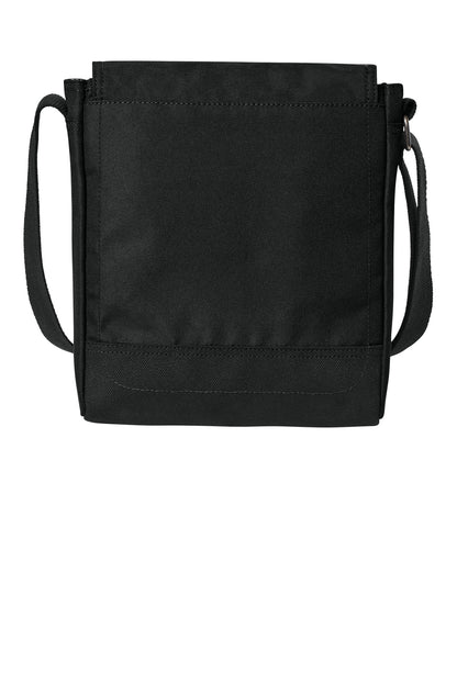 Rear View of Black Carhartt Crossbody Snap Bag CTB0000606