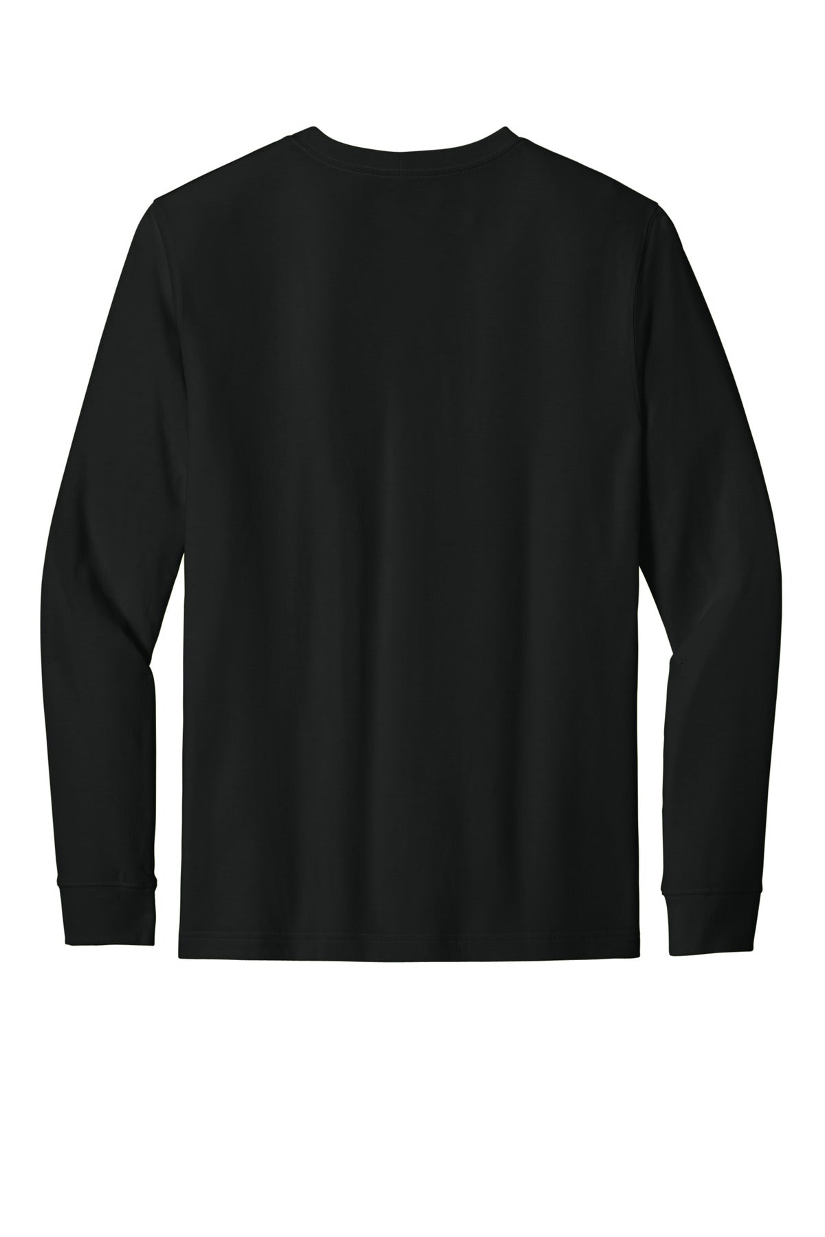 Rear View of Black Carhartt Long Sleeve T-Shirt CT106921