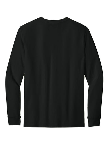 Rear View of Black Carhartt Long Sleeve T-Shirt CT106921