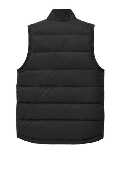 Rear View of Black Carhartt Montana Insulated Vest CT105475