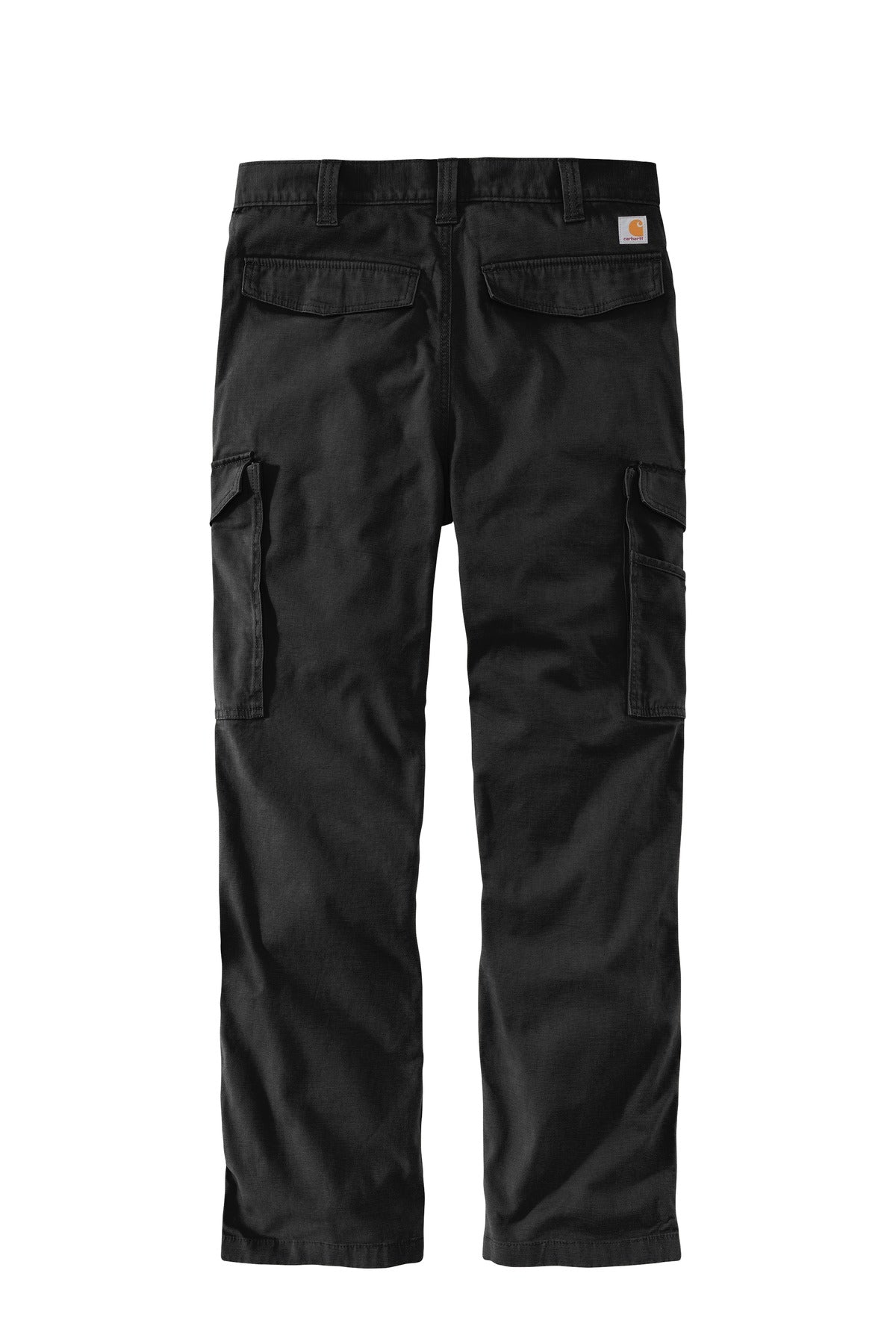 Rear View of Black Carhartt Rugged Flex Rigby Cargo Pant CT103574