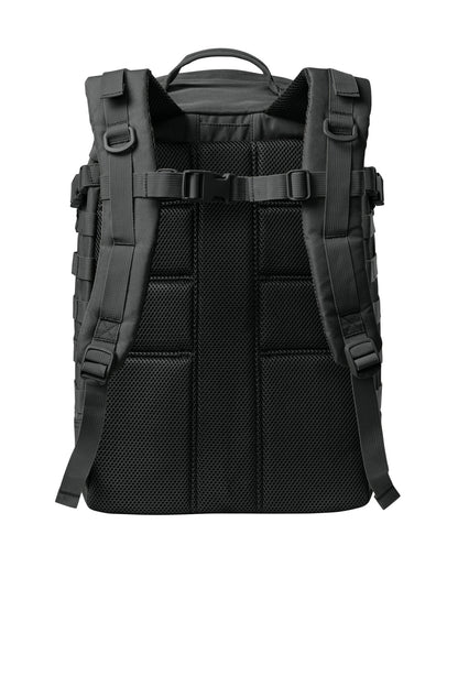Rear View of Black CornerStone Large Tactical Backpack CSB206