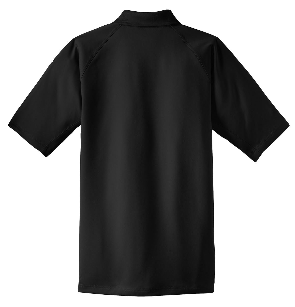 Rear View of Black CornerStone - Select Snag-Proof Tactical Polo. CS410