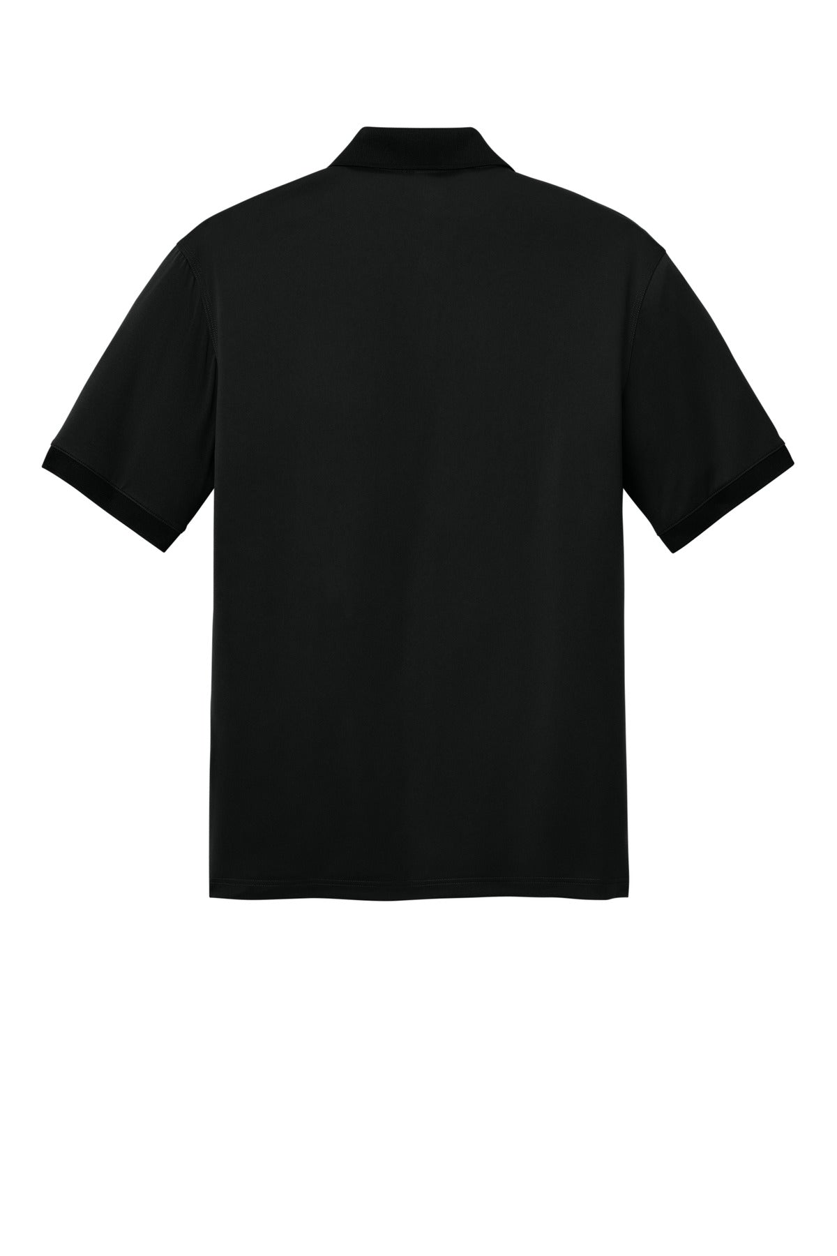 Rear View of Black CornerStone Workwear Pro Polo CS450