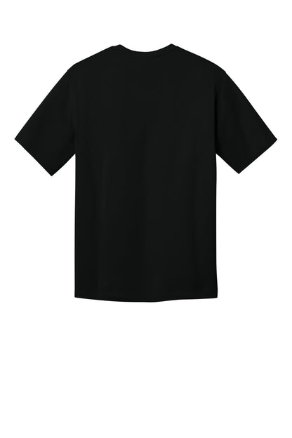 Rear View of Black CornerStone Workwear Pro Short Sleeve Tee CS440