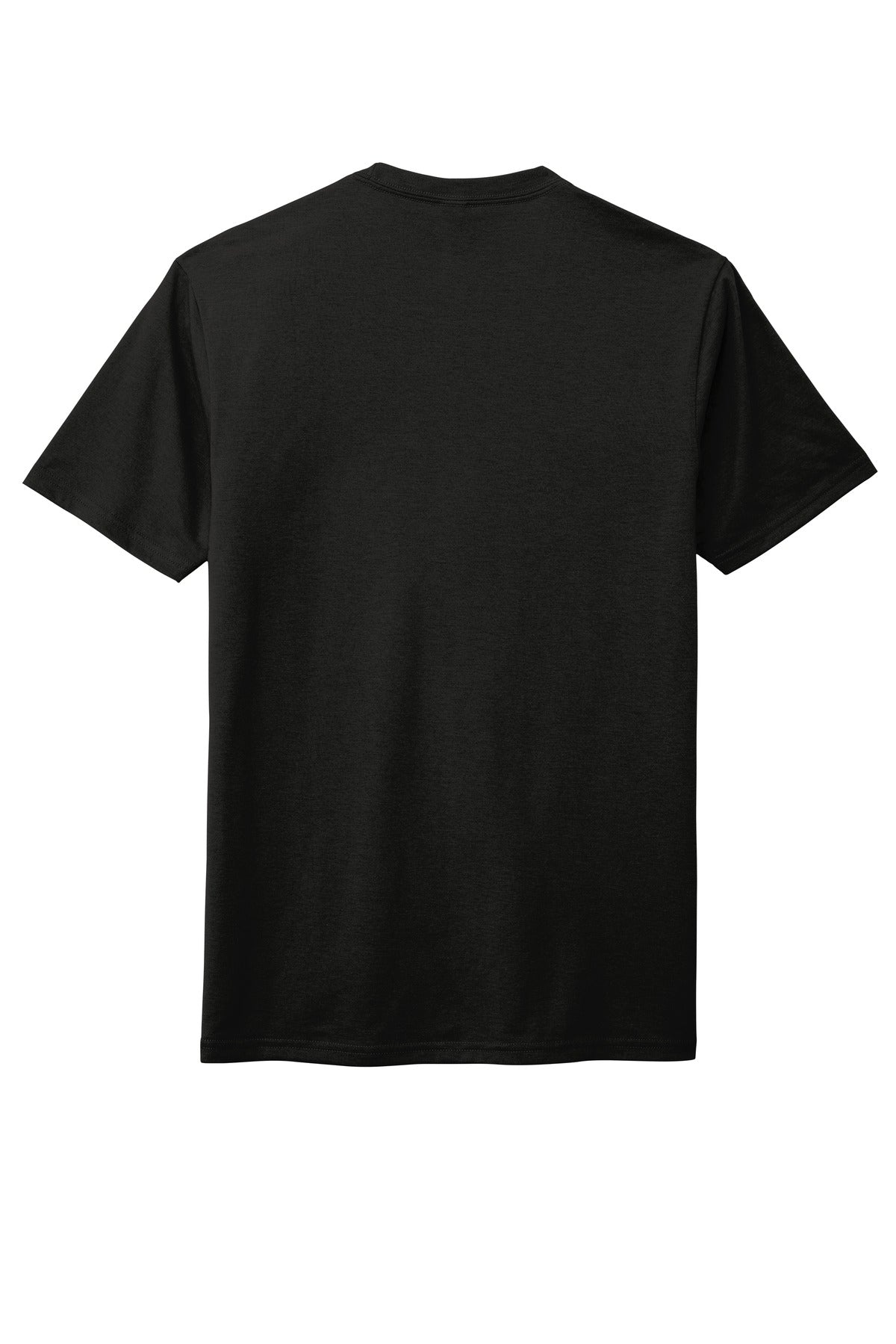 Rear View of Black District Perfect Tri DTG Tee DM130DTG