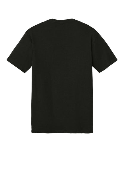 Rear View of Black District Perfect Tri Tee. DM130