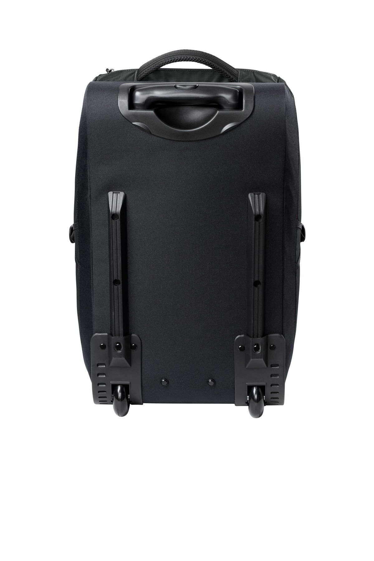 Rear View of Black Eddie Bauer Excursion Roller Duffel EB902