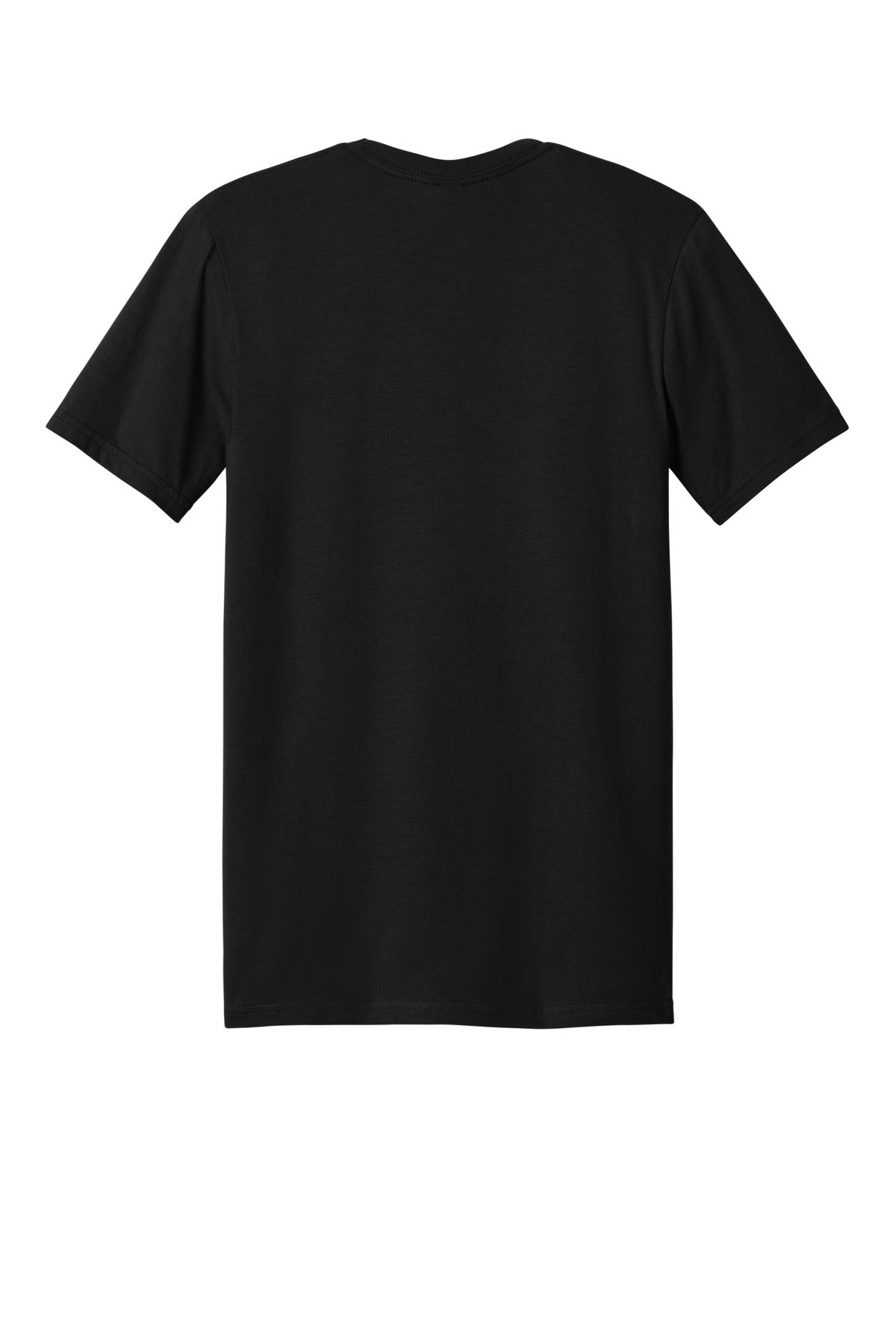 Rear View of Black Gildan Softstyle Plasma Print Tee 64PLSMA