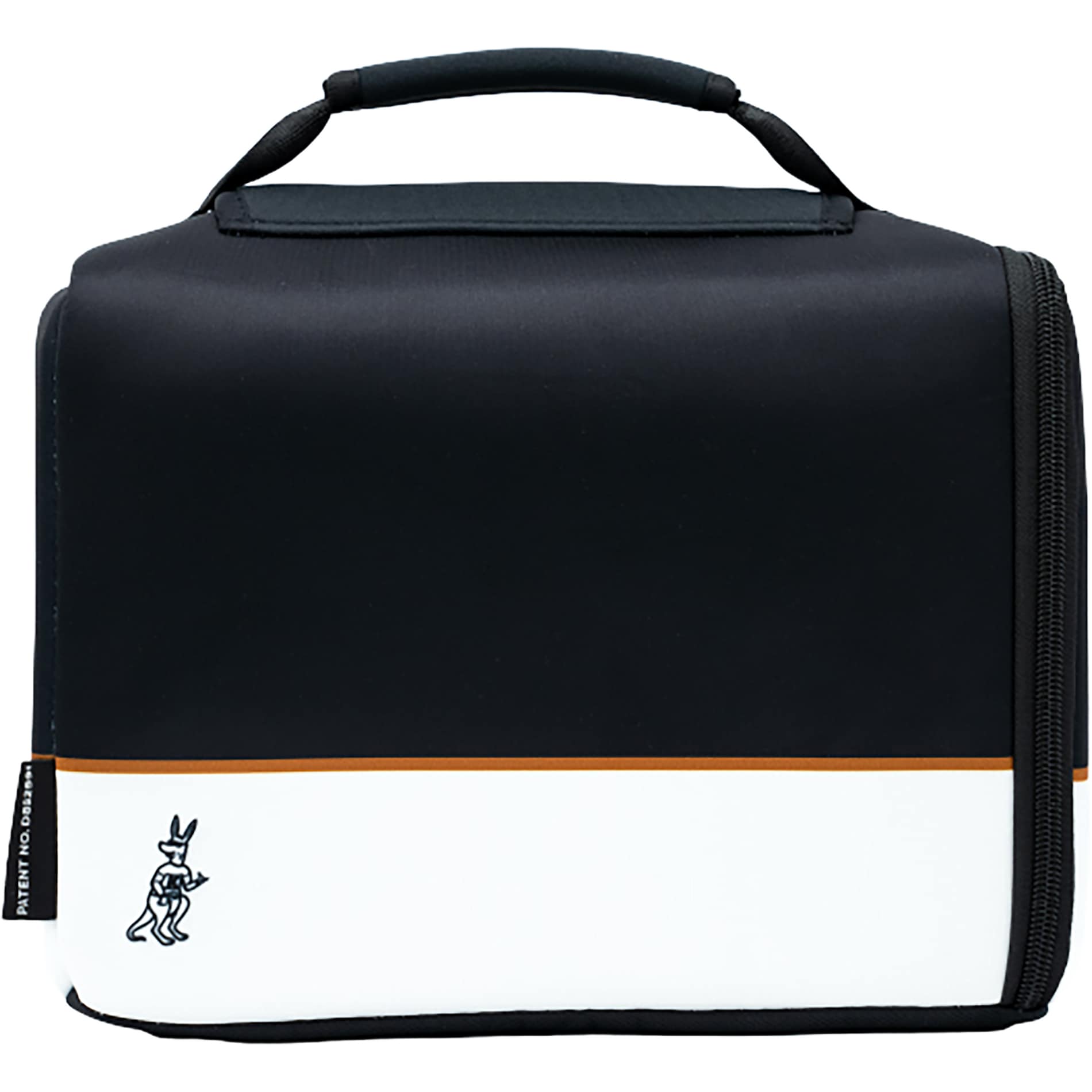 Rear View of Black Kanga Kase Mate 12-Pack Cooler plain