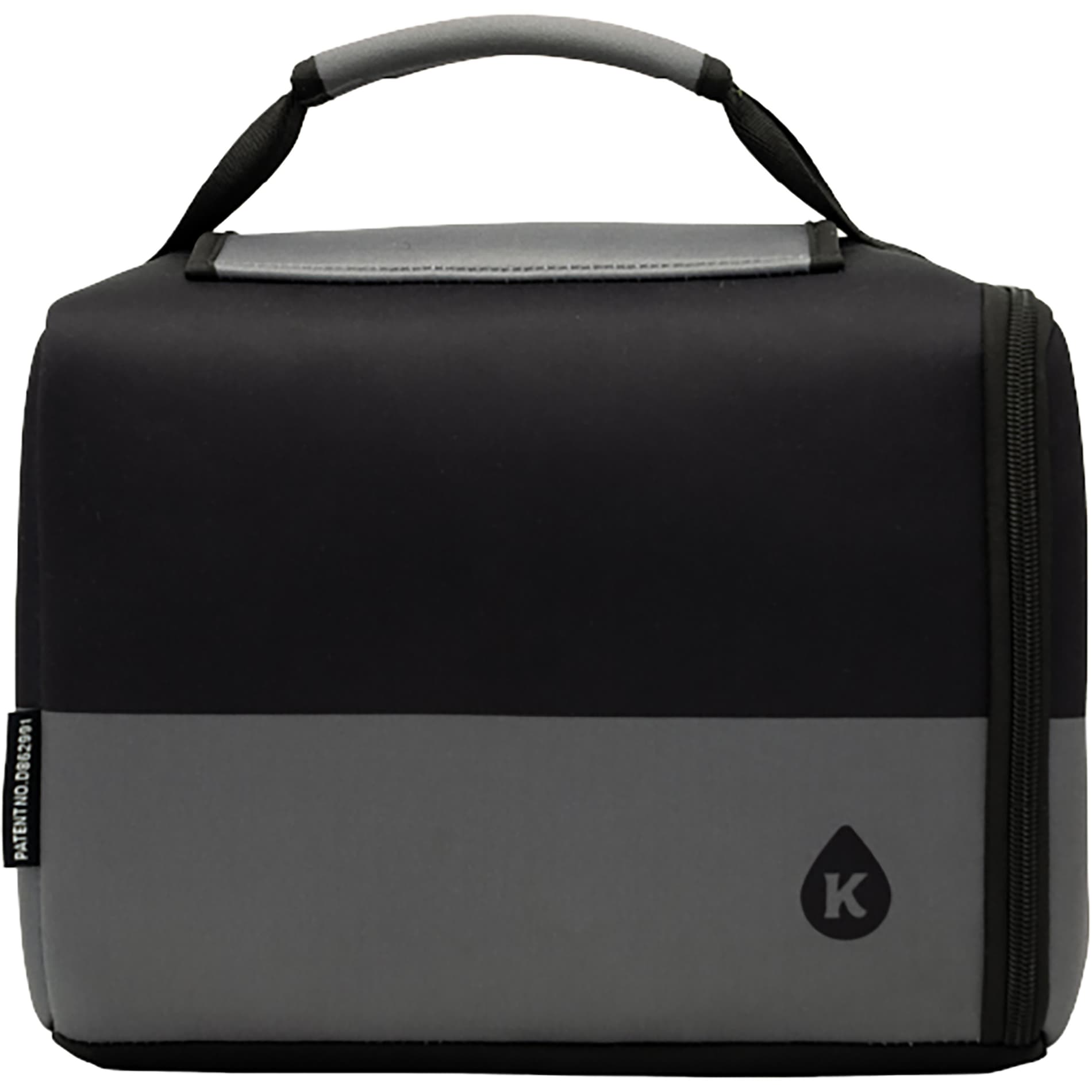 Rear View of Black Kanga Kase Mate 12-Pack Cooler