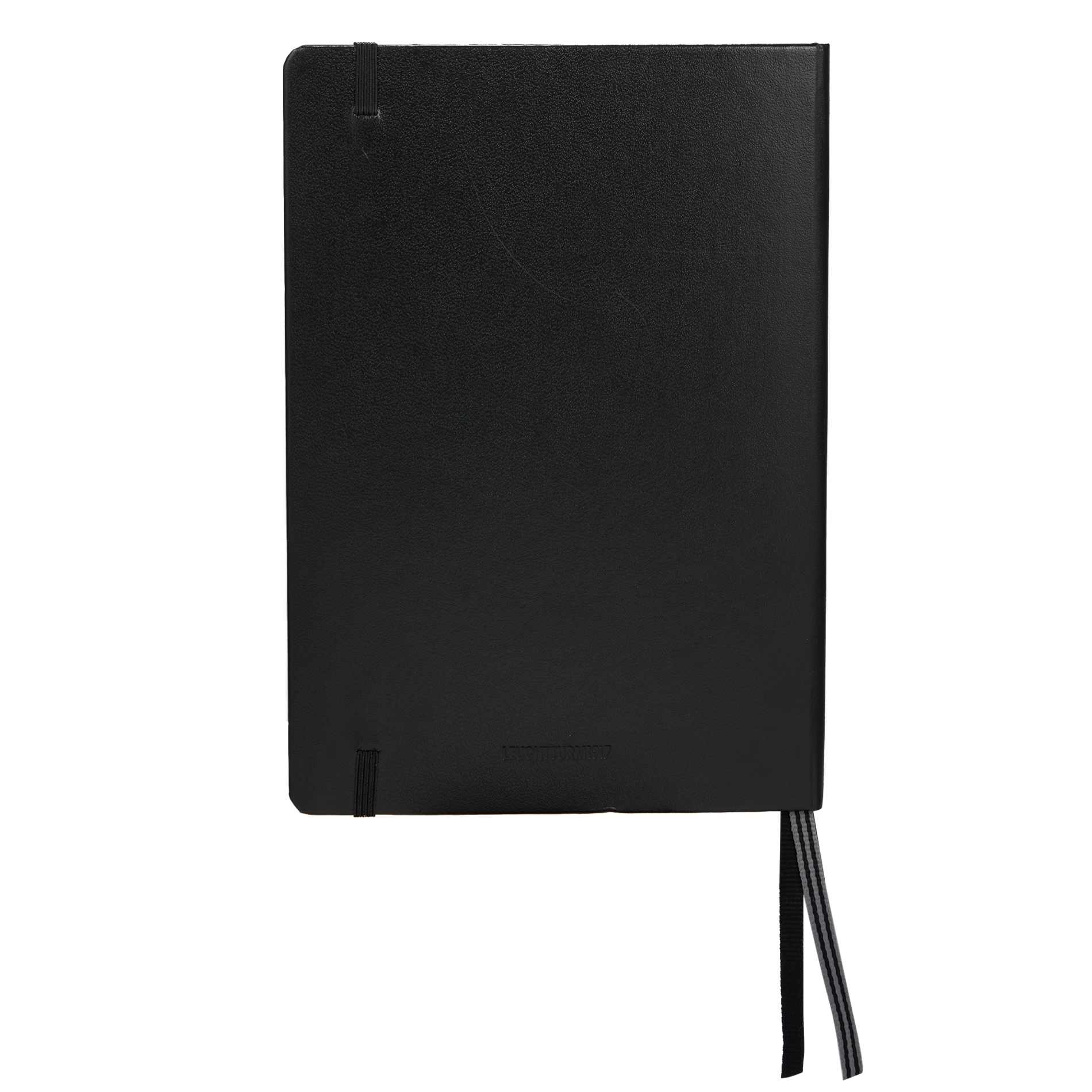 Rear View of Black LEUCHTTURM1917 5.75" x 8.25" Hardcover Notebook plain