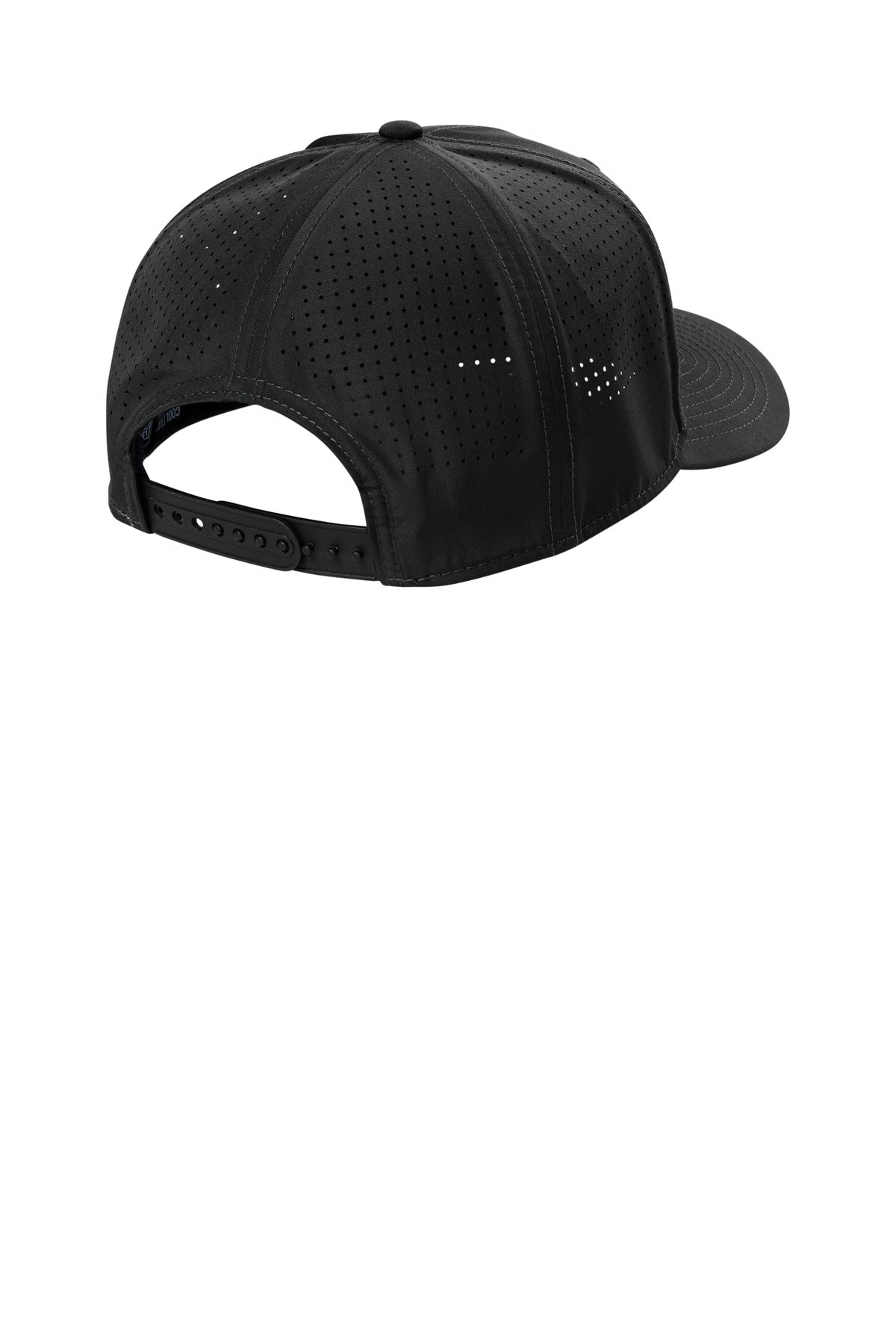 Rear View of Black New Era 9SEVENTY Perforated Snapback Cap NE501