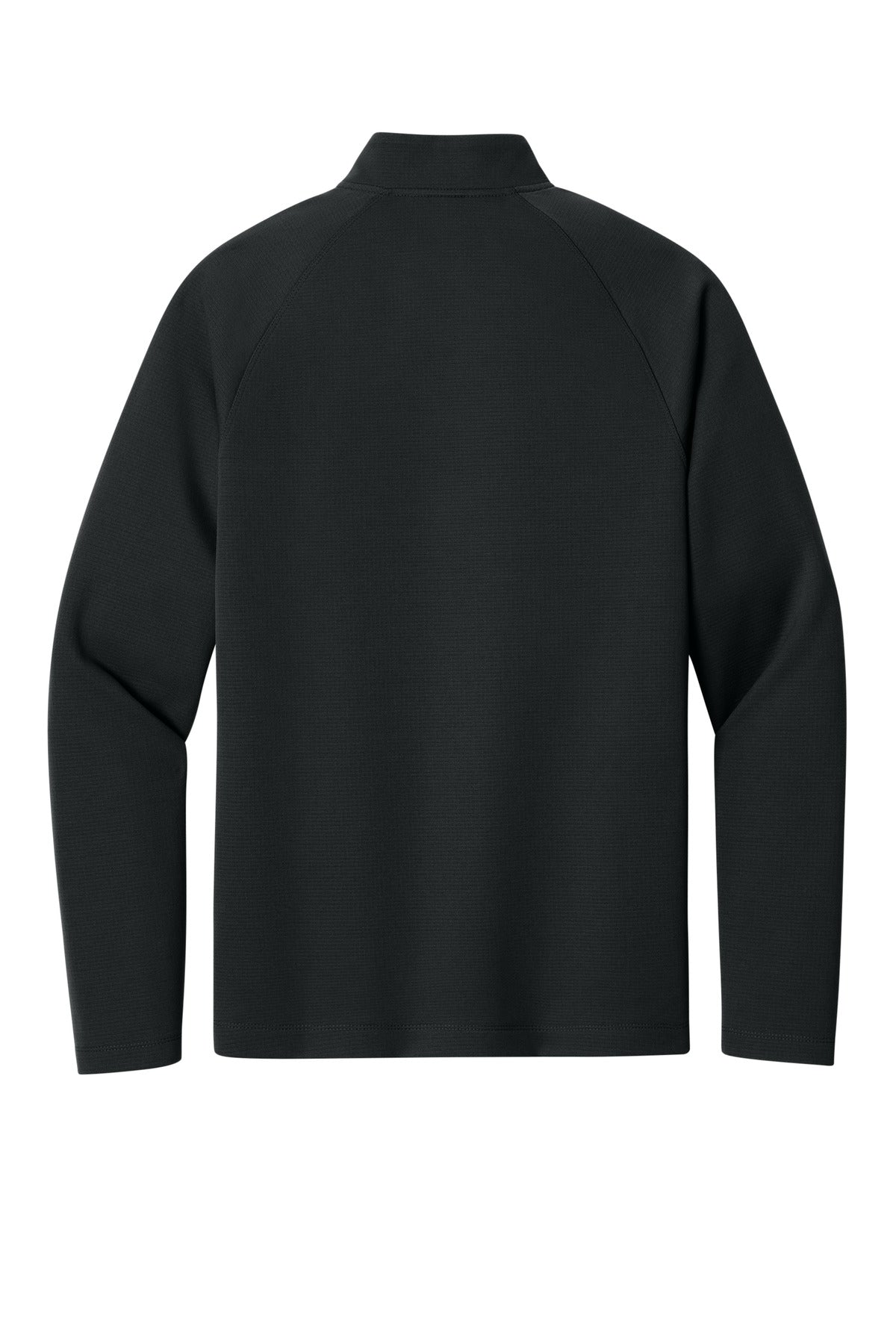 Rear View of Black New Era Stand Out 1/4-Zip NEA515